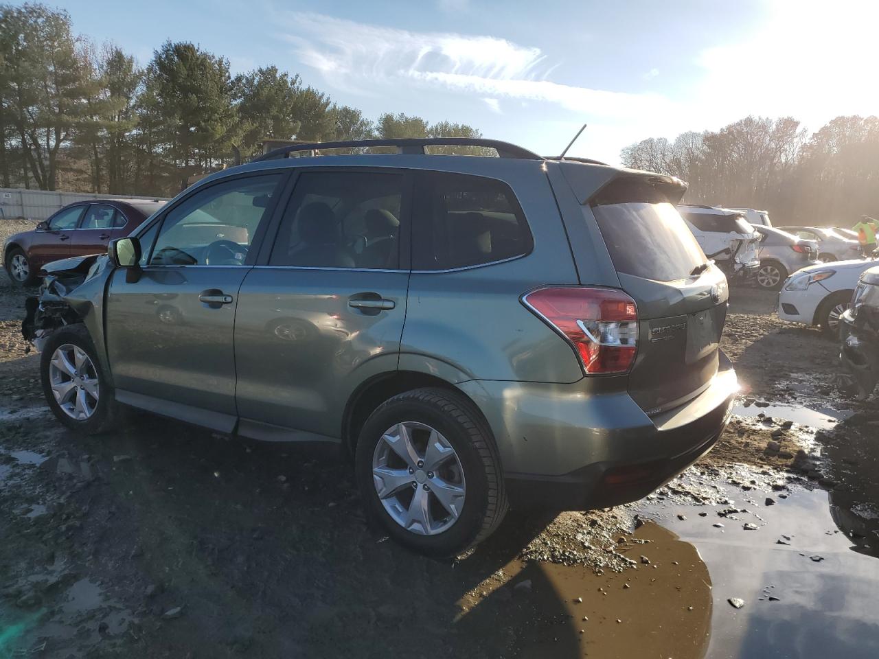 2014 Subaru Forester 2.5i Limited Green vin: JF2SJAHC3EH539796