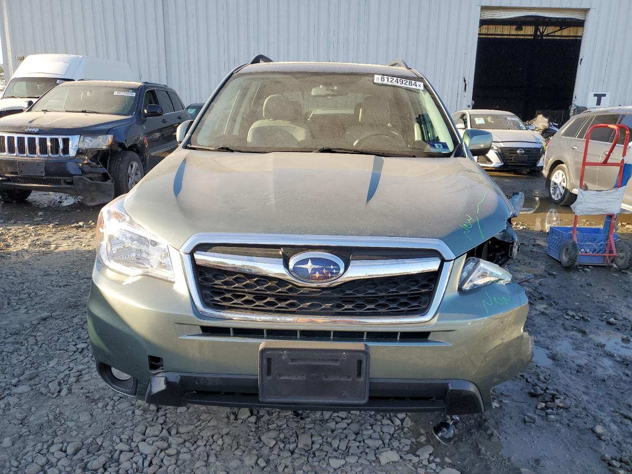 2014 Subaru Forester 2.5i Limited Green vin: JF2SJAHC3EH539796