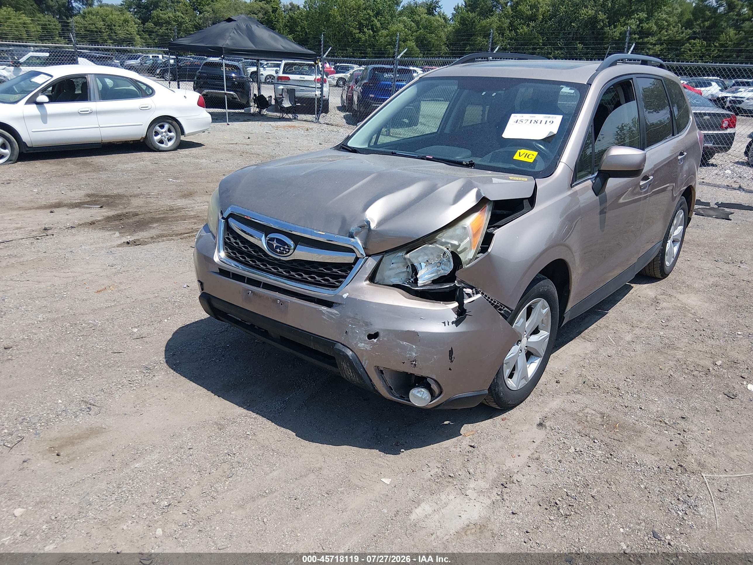 2014 Subaru Forester 2.5i Limited Gold vin: JF2SJAHC3EH541015