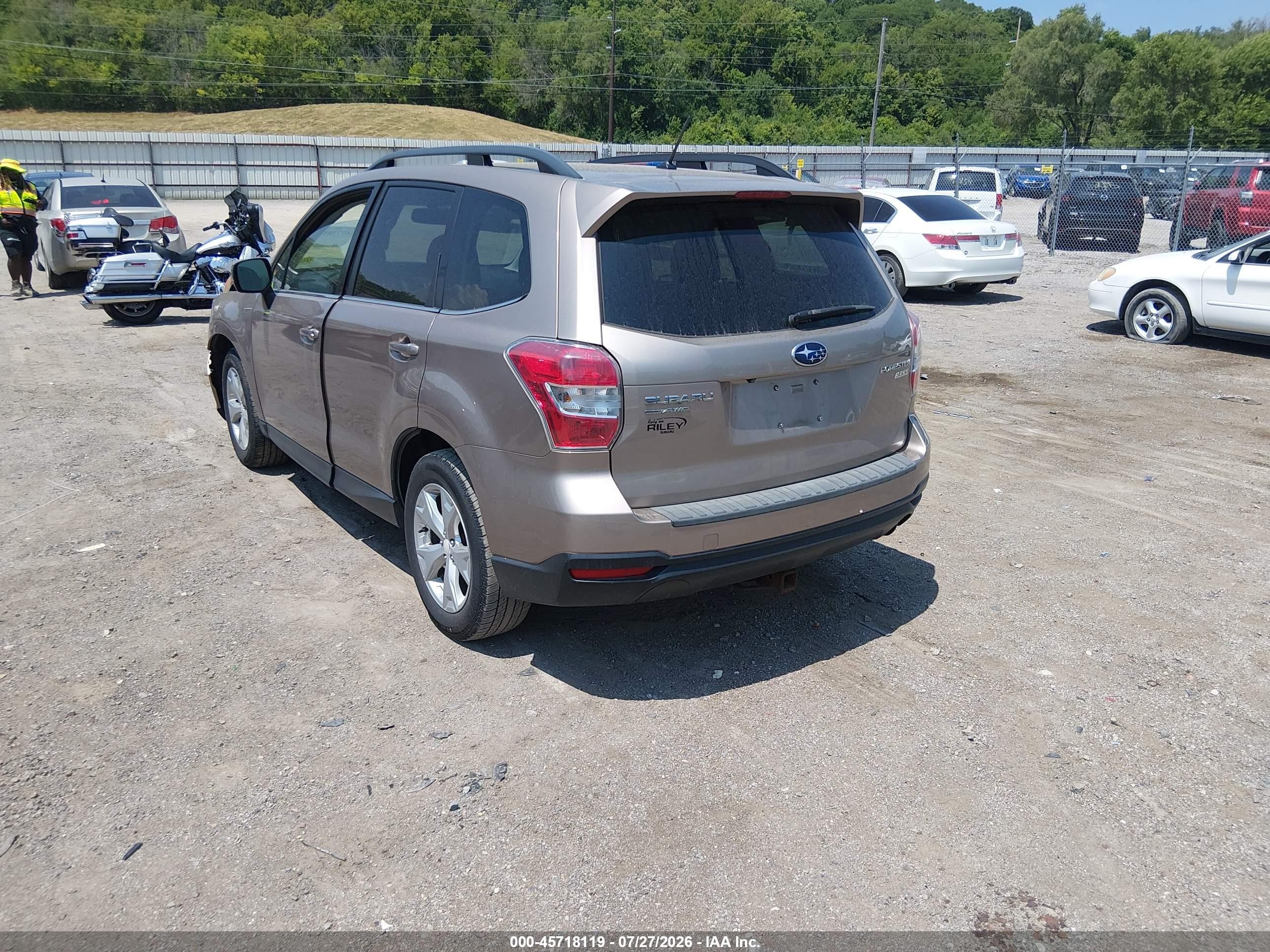 2014 Subaru Forester 2.5i Limited Gold vin: JF2SJAHC3EH541015