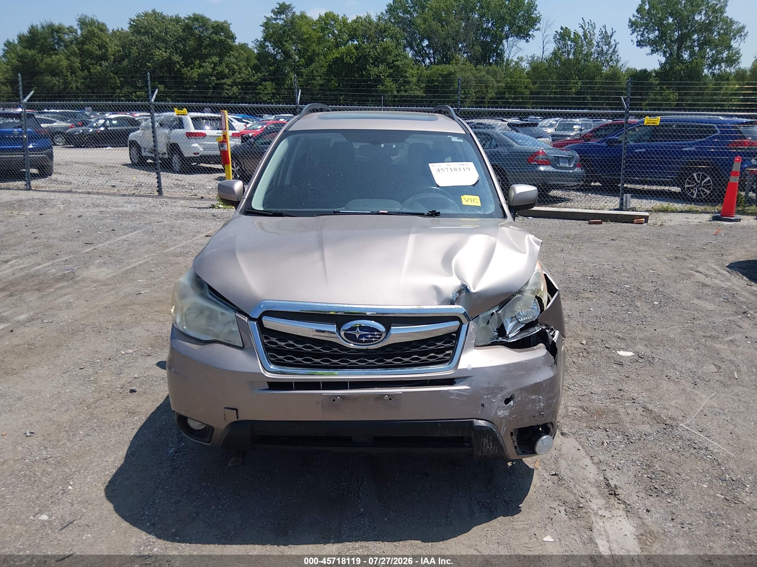 2014 Subaru Forester 2.5i Limited Gold vin: JF2SJAHC3EH541015