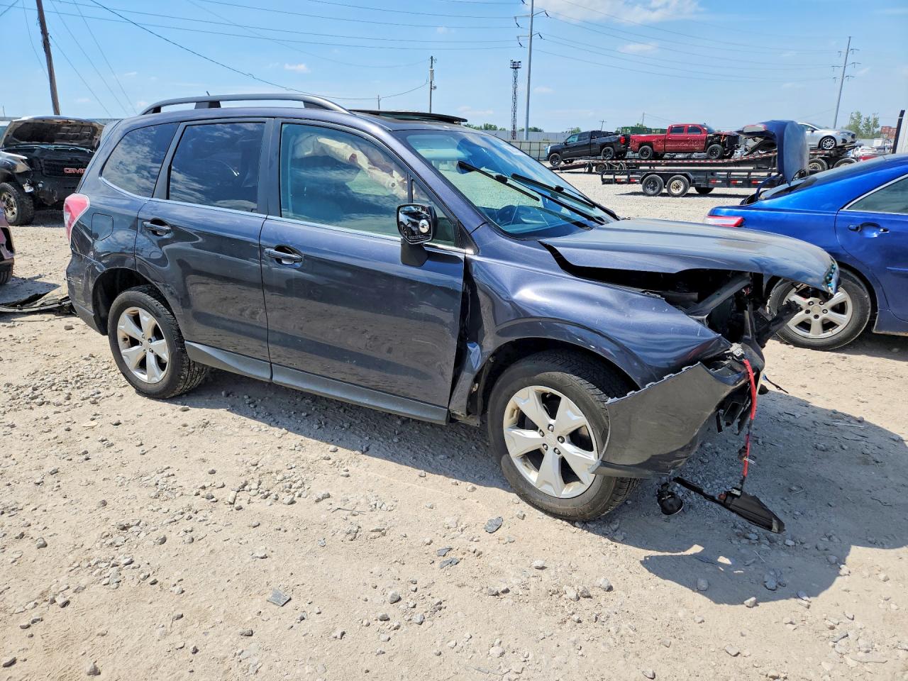 2014 Subaru Forester 2.5i Limited Charcoal vin: JF2SJAHC3EH547493