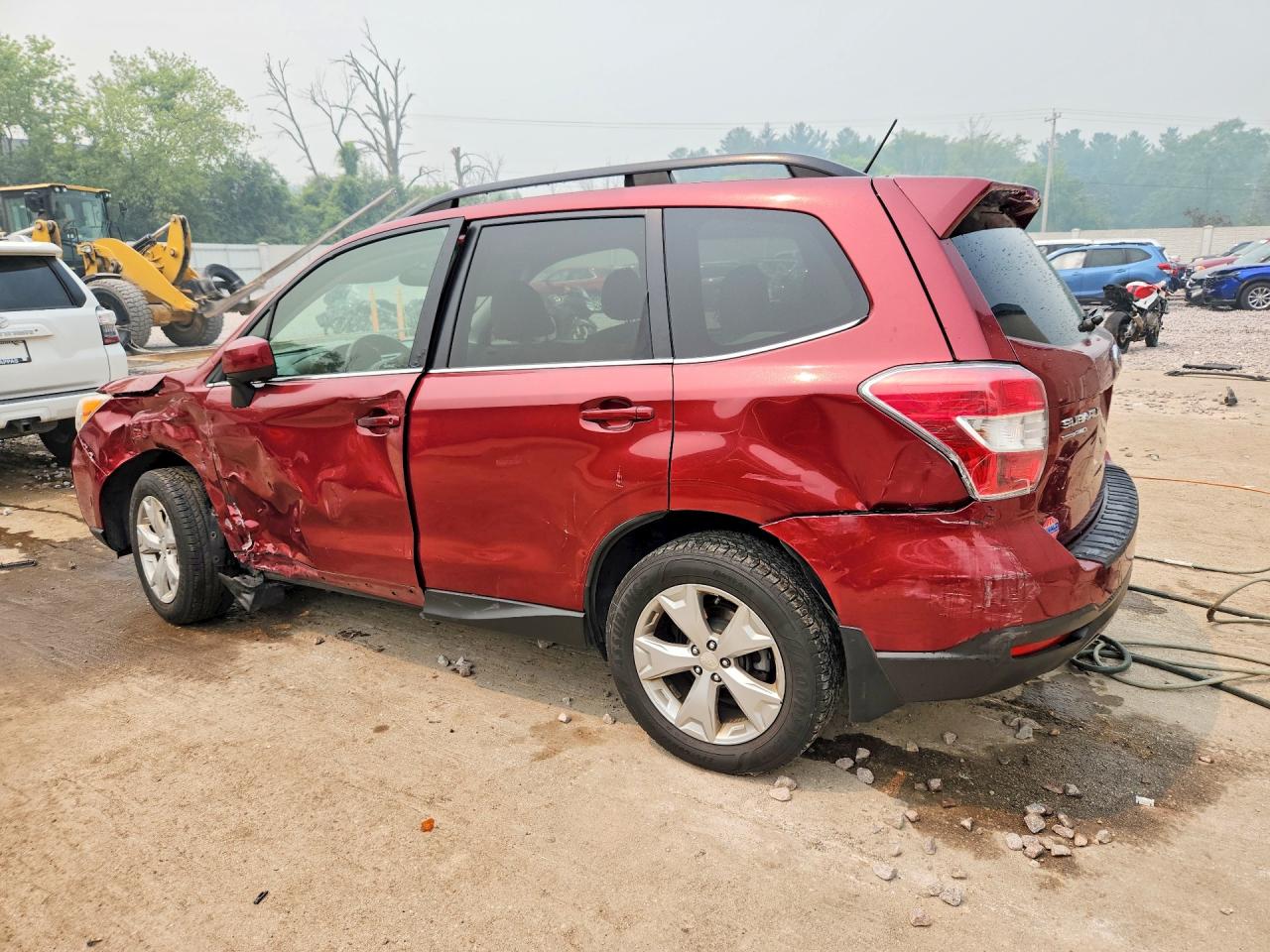 2014 Subaru Forester 2.5i Limited Красный vin: JF2SJAHC3EH551009