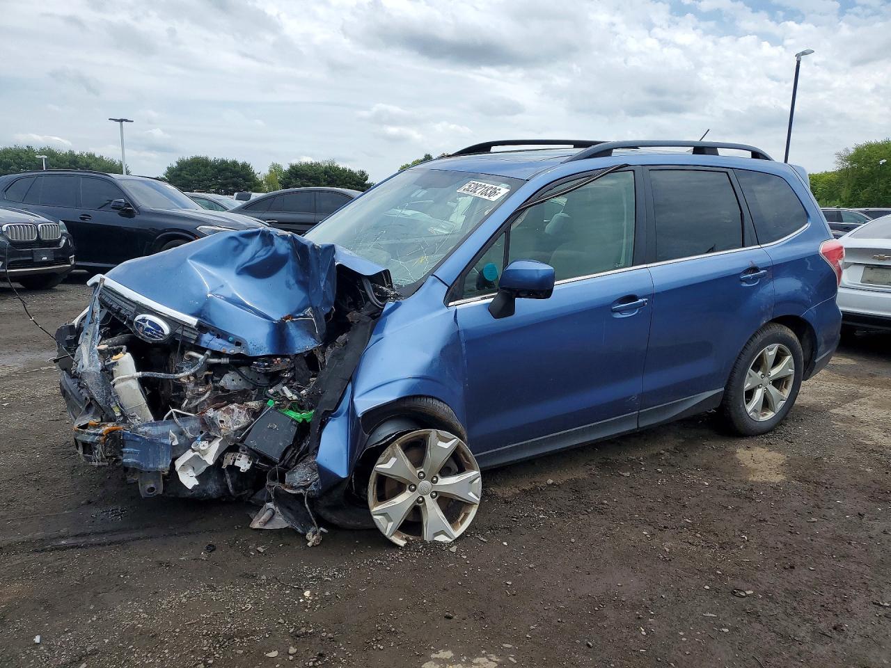 2015 Subaru Forester 2.5i Limited Blue vin: JF2SJAHC3FH440901