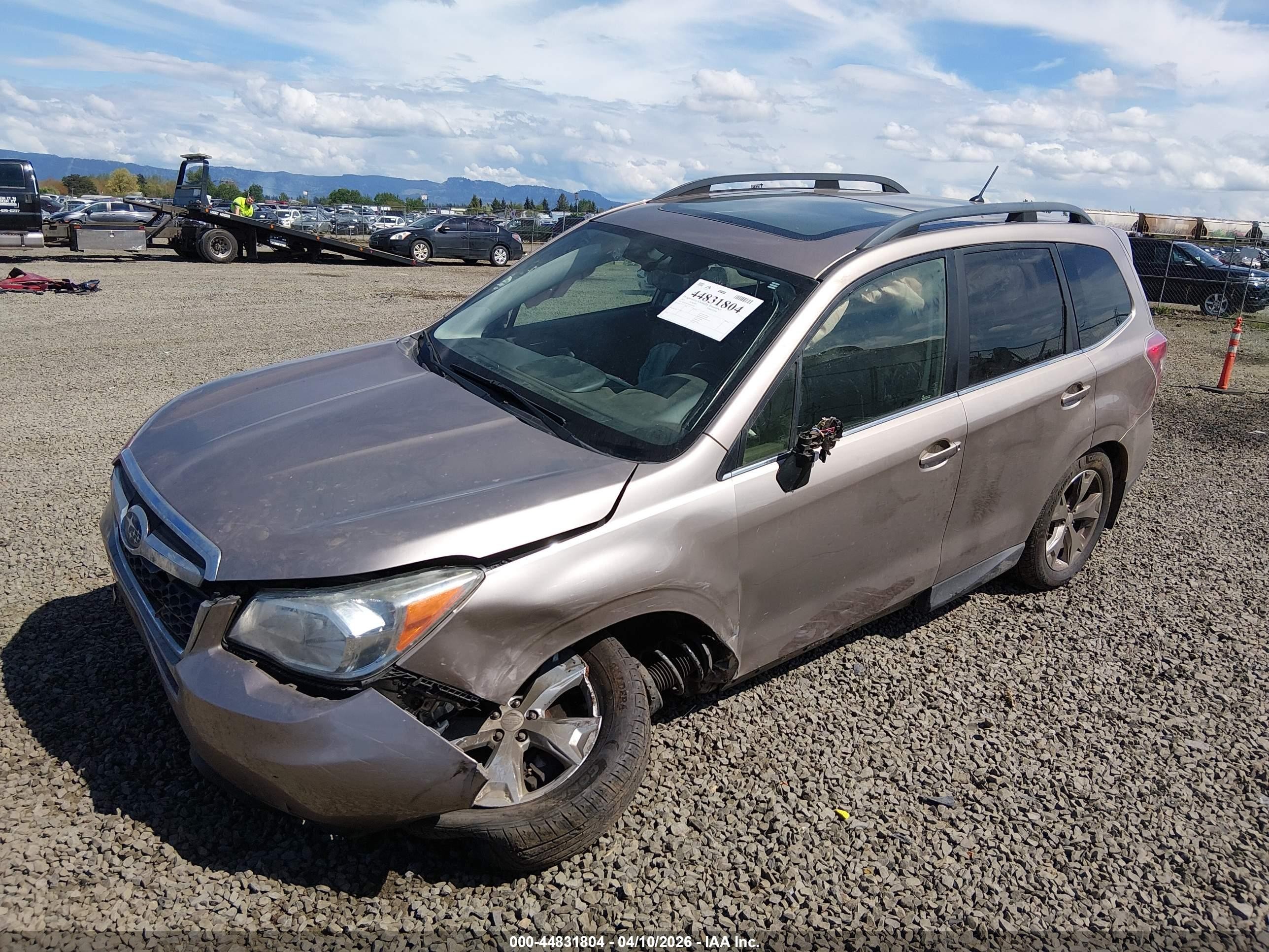 2015 Subaru Forester 2.5i Limited Brown vin: JF2SJAHC3FH465958