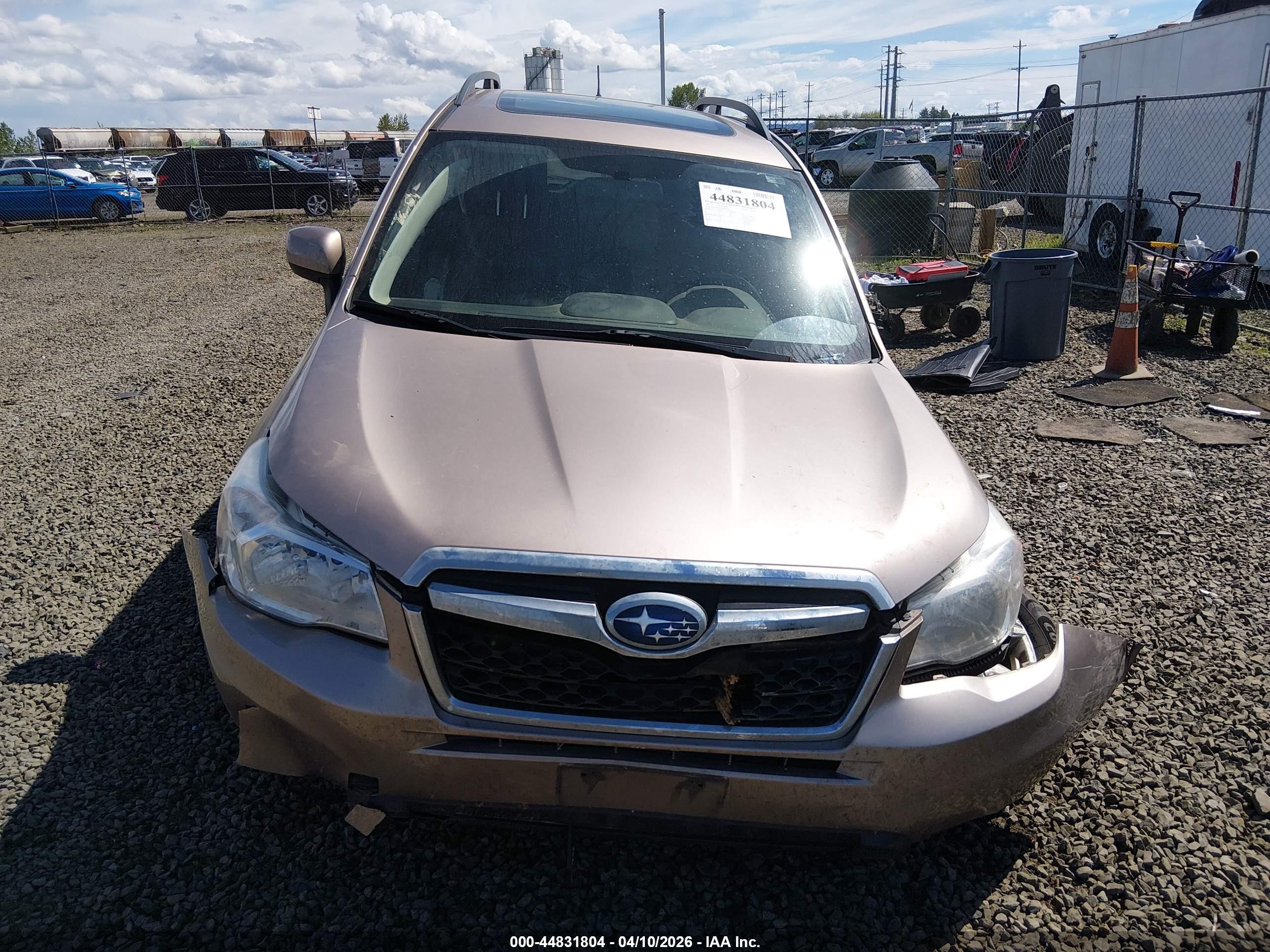2015 Subaru Forester 2.5i Limited Brown vin: JF2SJAHC3FH465958