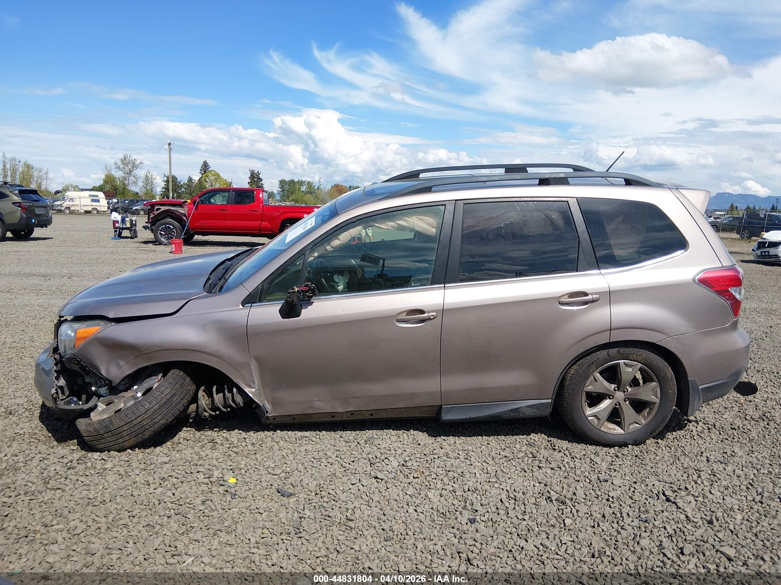 2015 Subaru Forester 2.5i Limited Brown vin: JF2SJAHC3FH465958