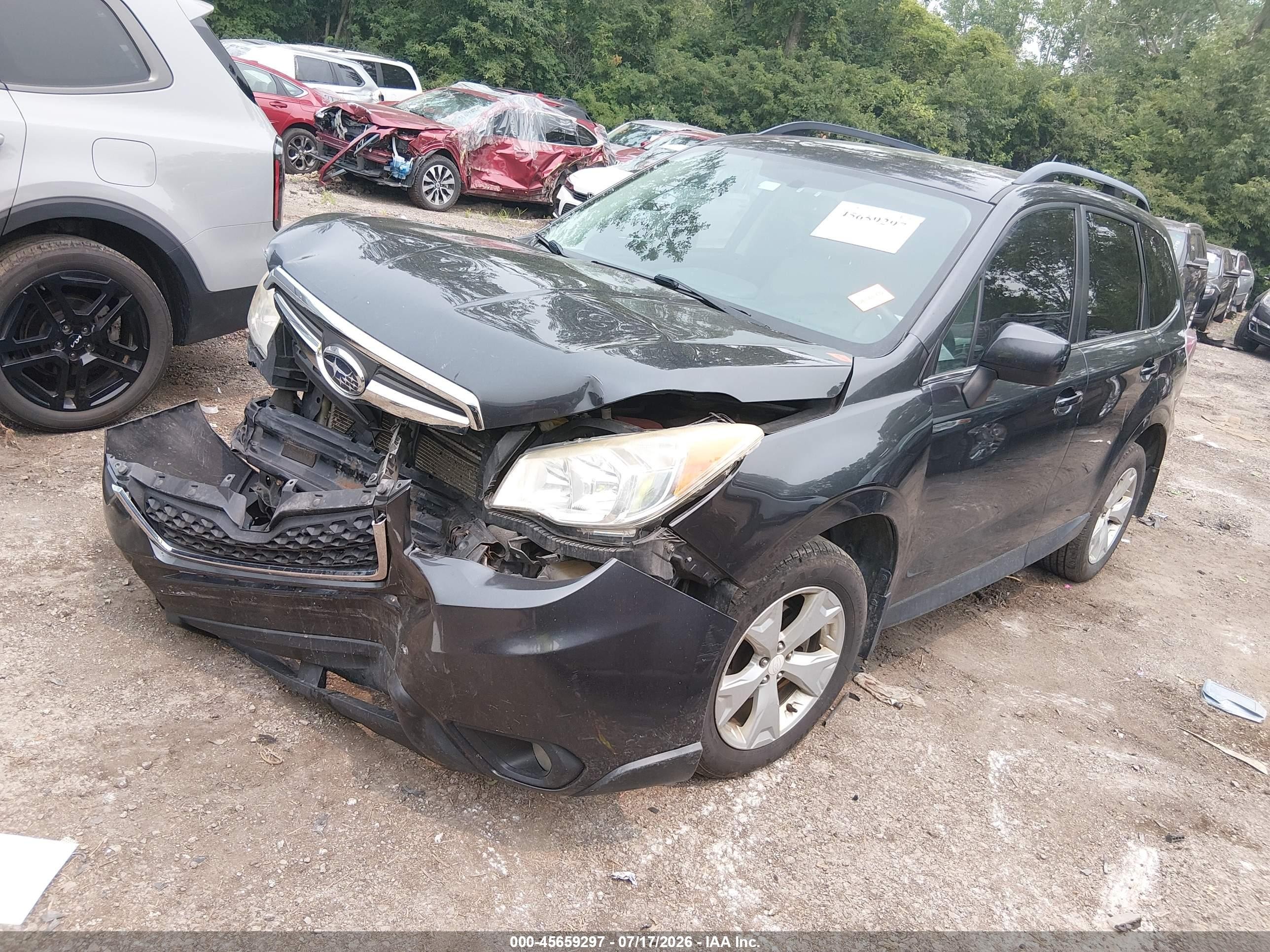 2015 Subaru Forester 2.5i Limited Gray vin: JF2SJAHC3FH510770
