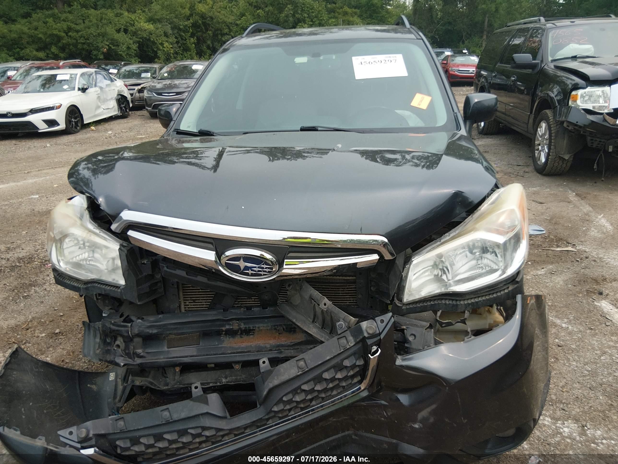2015 Subaru Forester 2.5i Limited Gray vin: JF2SJAHC3FH510770