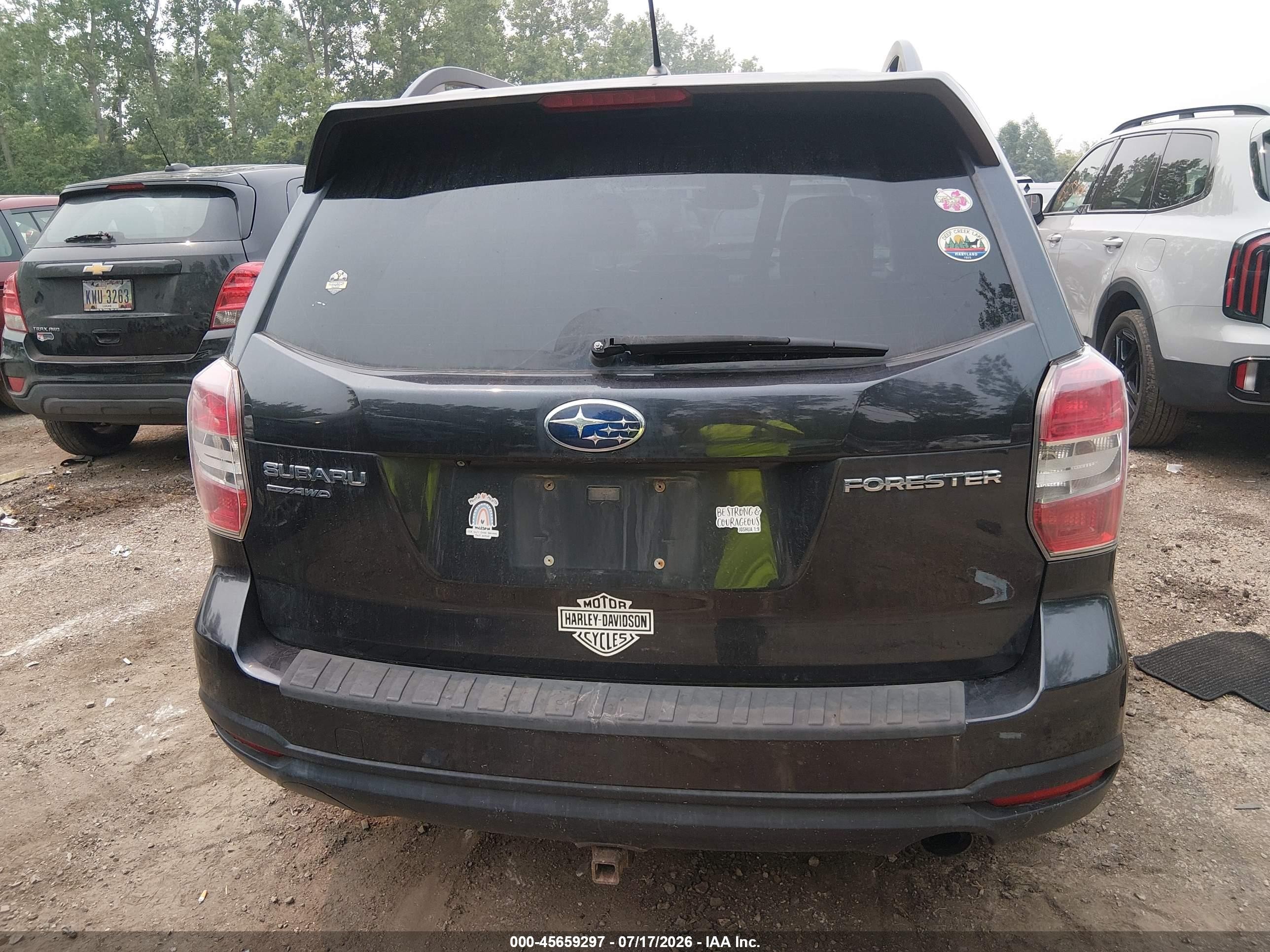 2015 Subaru Forester 2.5i Limited Gray vin: JF2SJAHC3FH510770