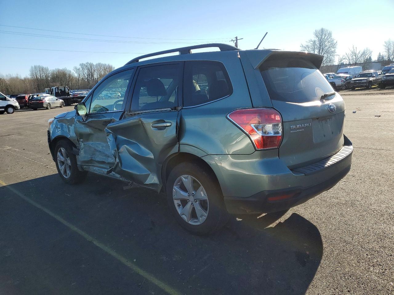 2015 Subaru Forester 2.5i Limited Green vin: JF2SJAHC3FH580687