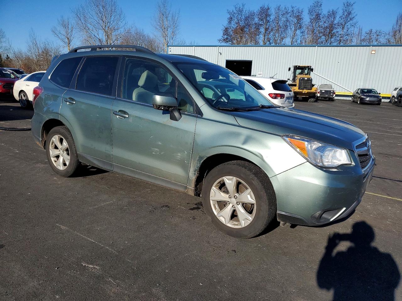 2015 Subaru Forester 2.5i Limited Green vin: JF2SJAHC3FH580687