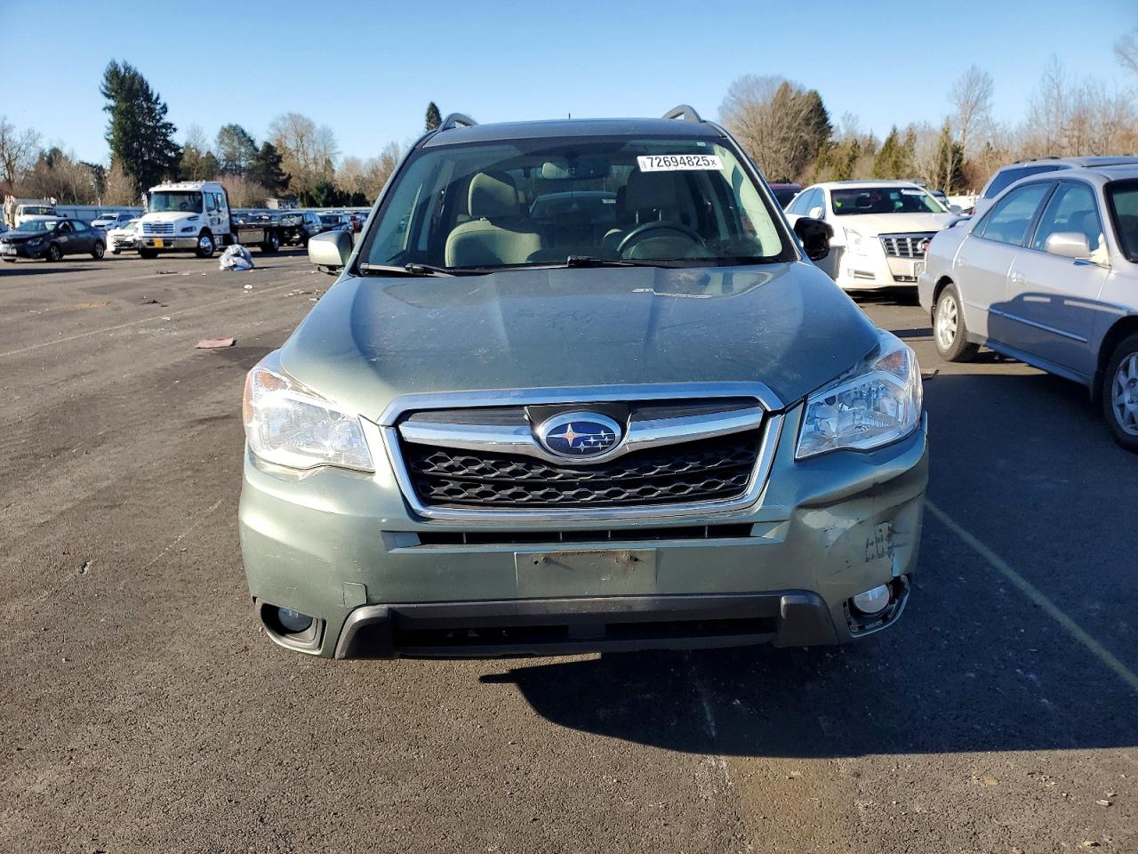 2015 Subaru Forester 2.5i Limited Green vin: JF2SJAHC3FH580687