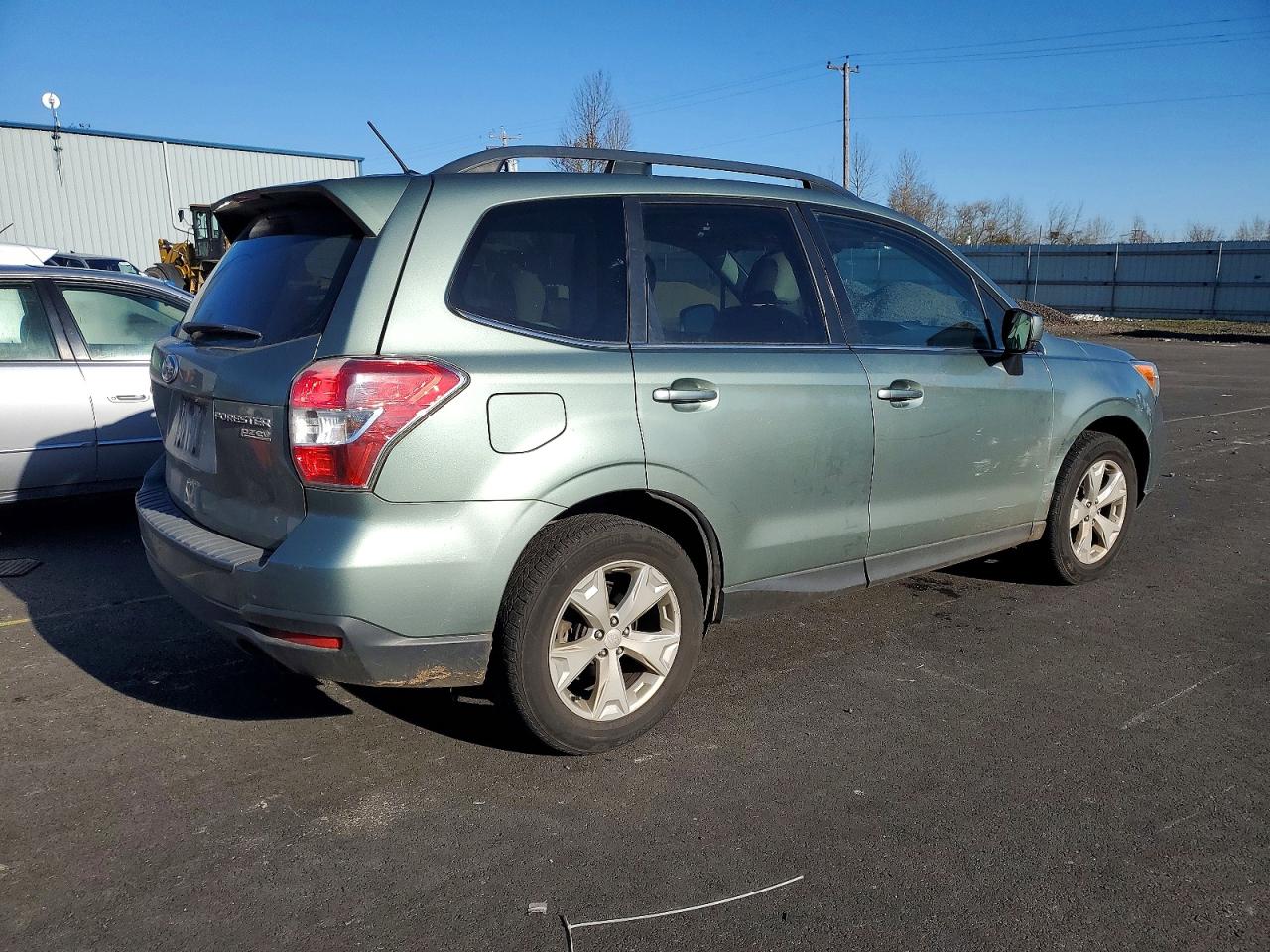 2015 Subaru Forester 2.5i Limited Green vin: JF2SJAHC3FH580687