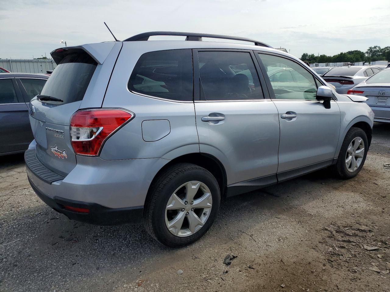 2015 Subaru Forester 2.5i Limited Silver vin: JF2SJAHC3FH825620