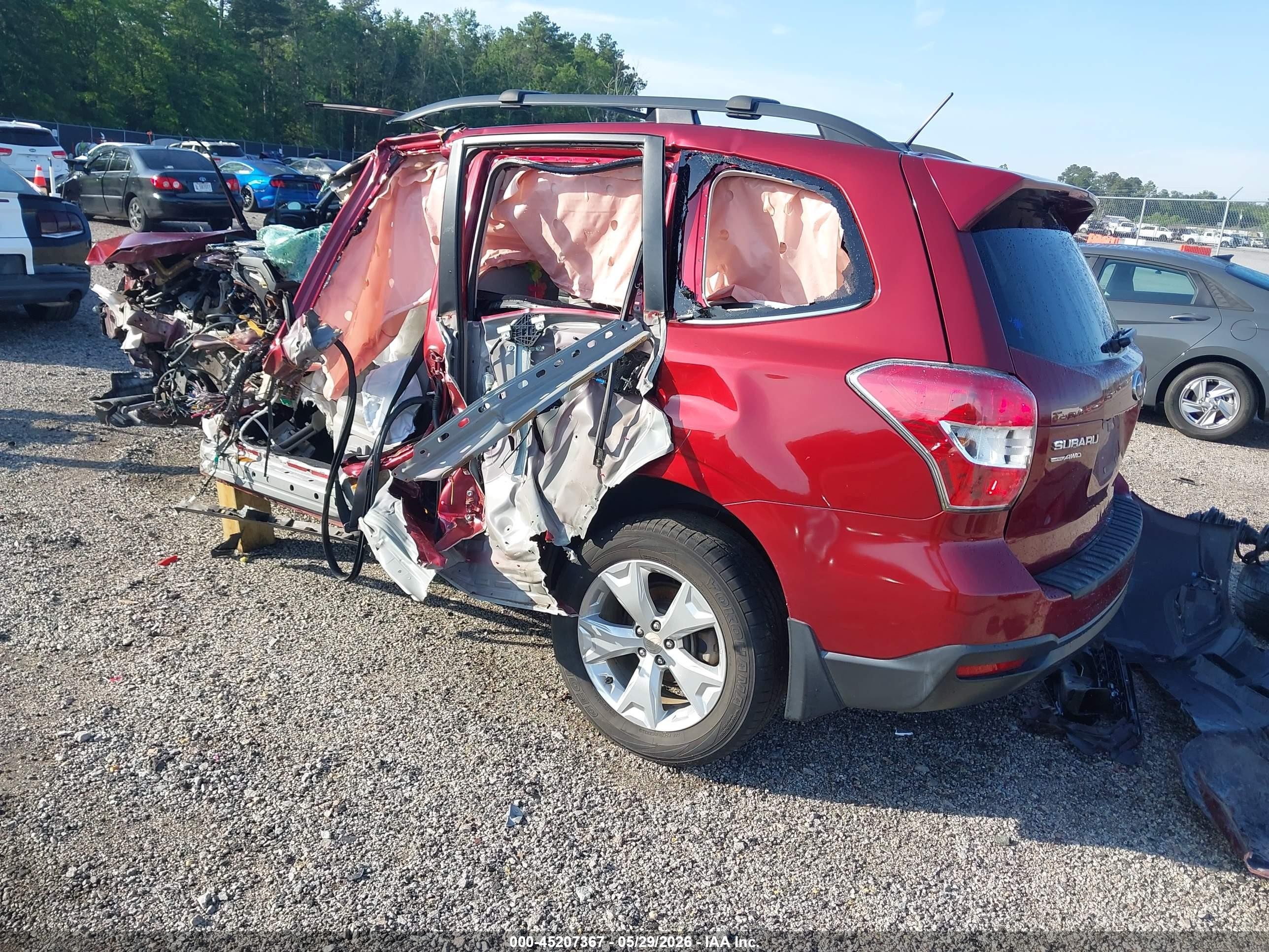2014 Subaru Forester 2.5i Limited Red vin: JF2SJAHC4EH418078