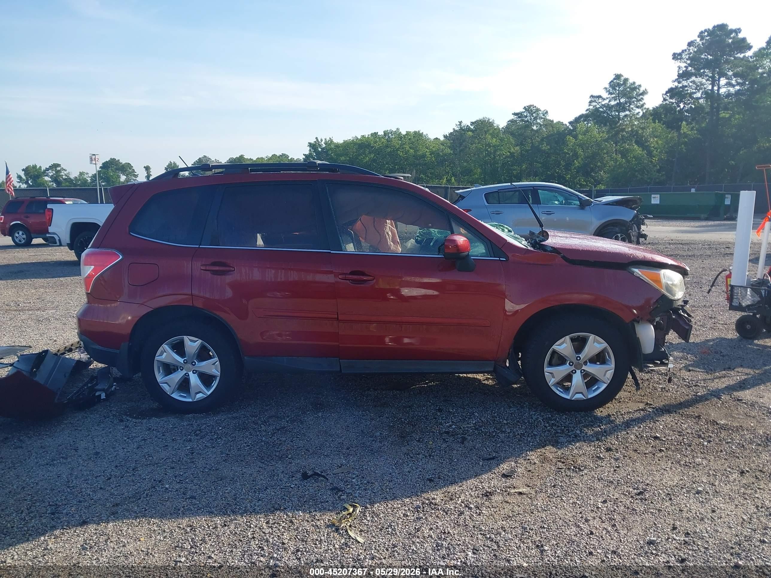 2014 Subaru Forester 2.5i Limited Red vin: JF2SJAHC4EH418078