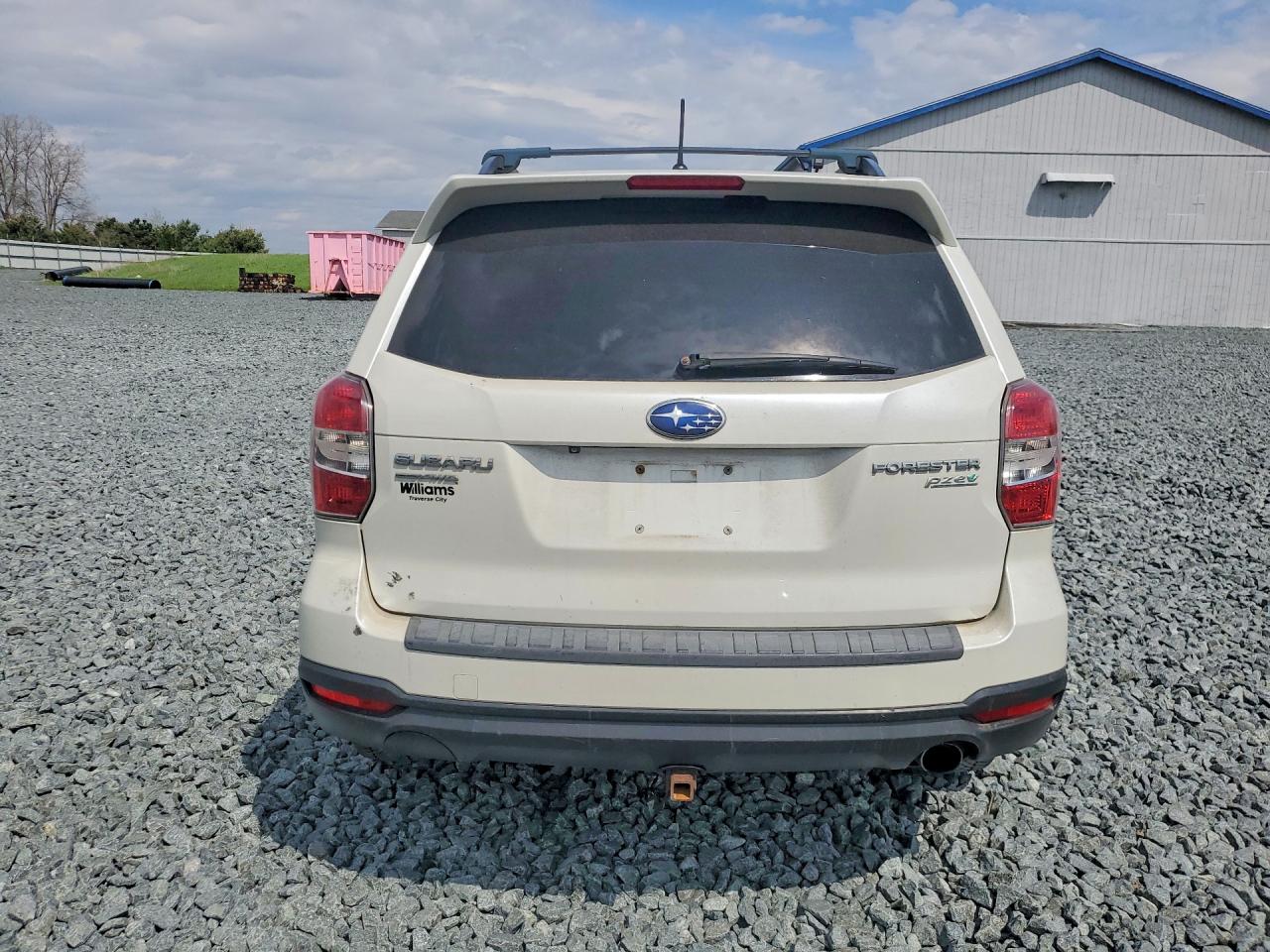 2014 Subaru Forester 2.5i Limited Белый vin: JF2SJAHC4EH449959