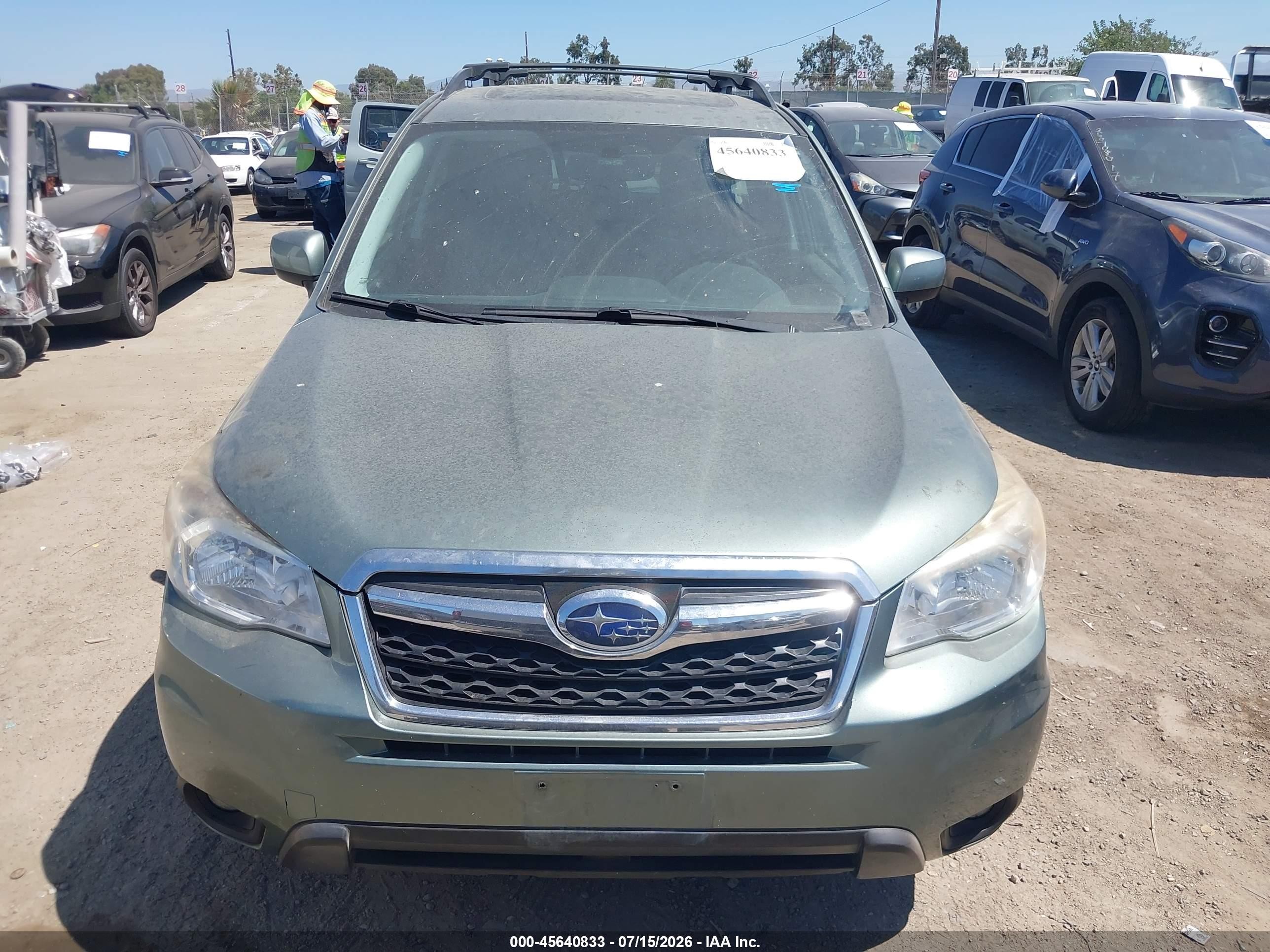 2014 Subaru Forester 2.5i Limited Green vin: JF2SJAHC4EH538706