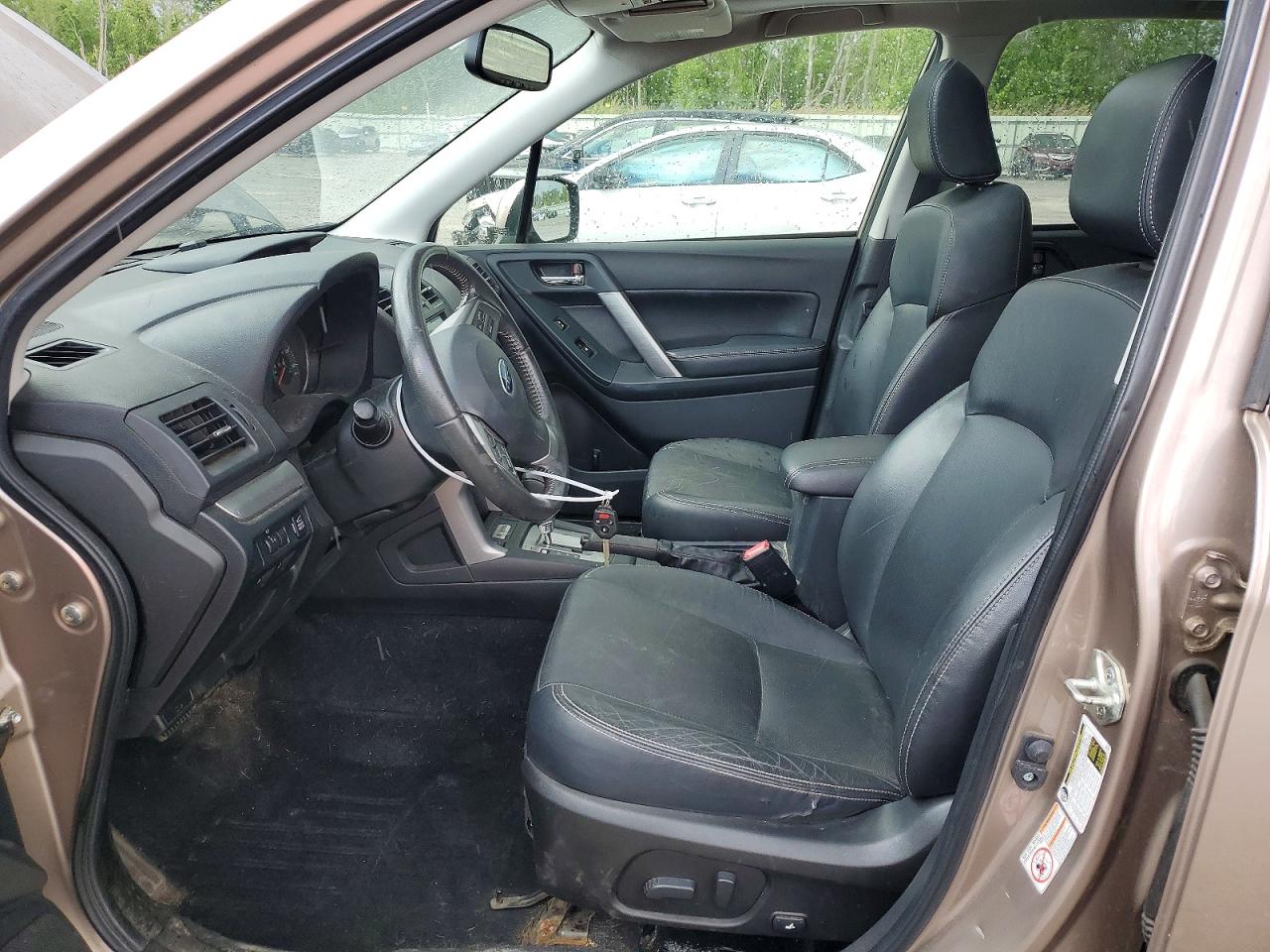 2015 Subaru Forester 2.5i Limited Tan vin: JF2SJAHC4FH407602