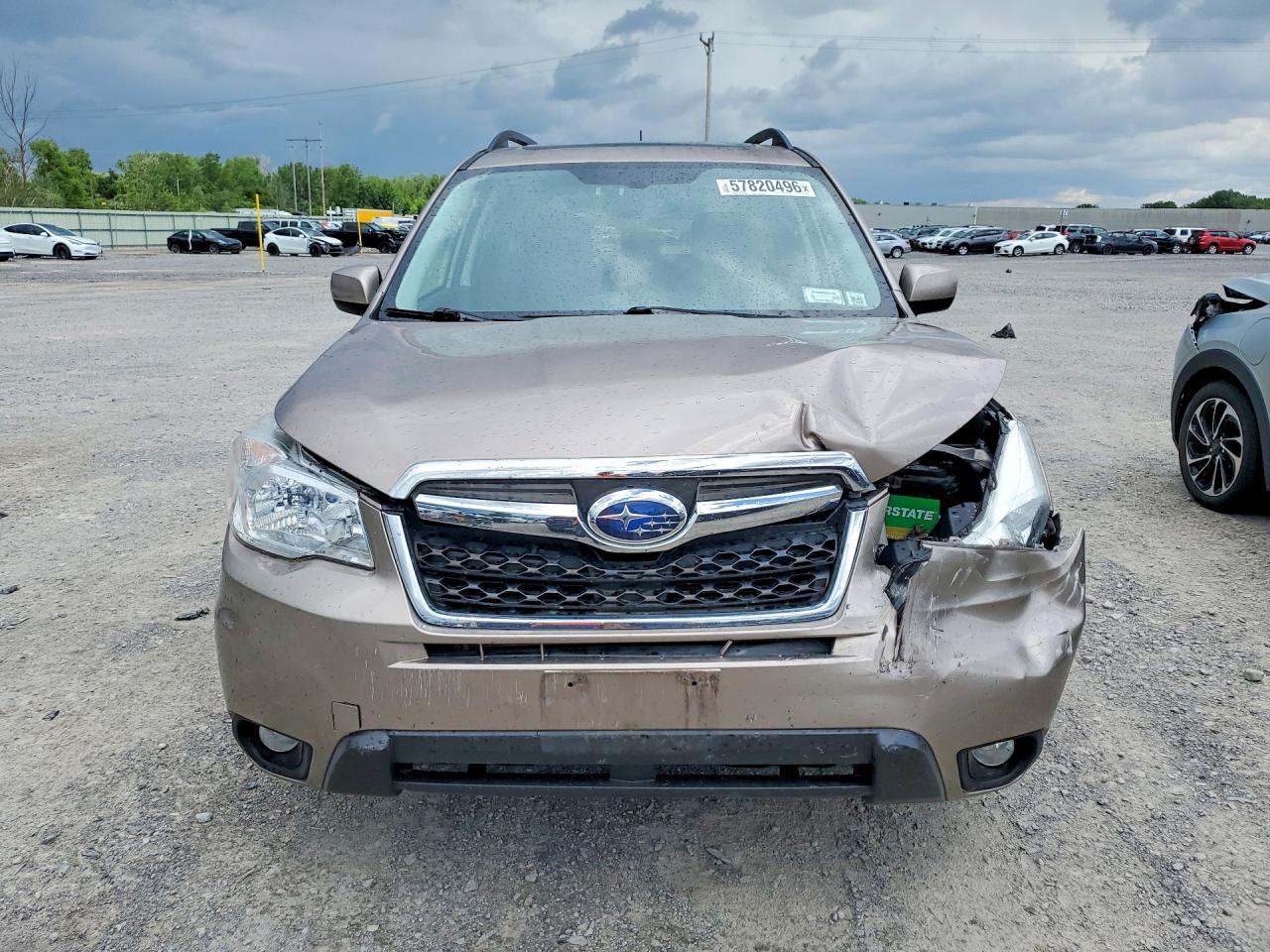 2015 Subaru Forester 2.5i Limited Tan vin: JF2SJAHC4FH407602