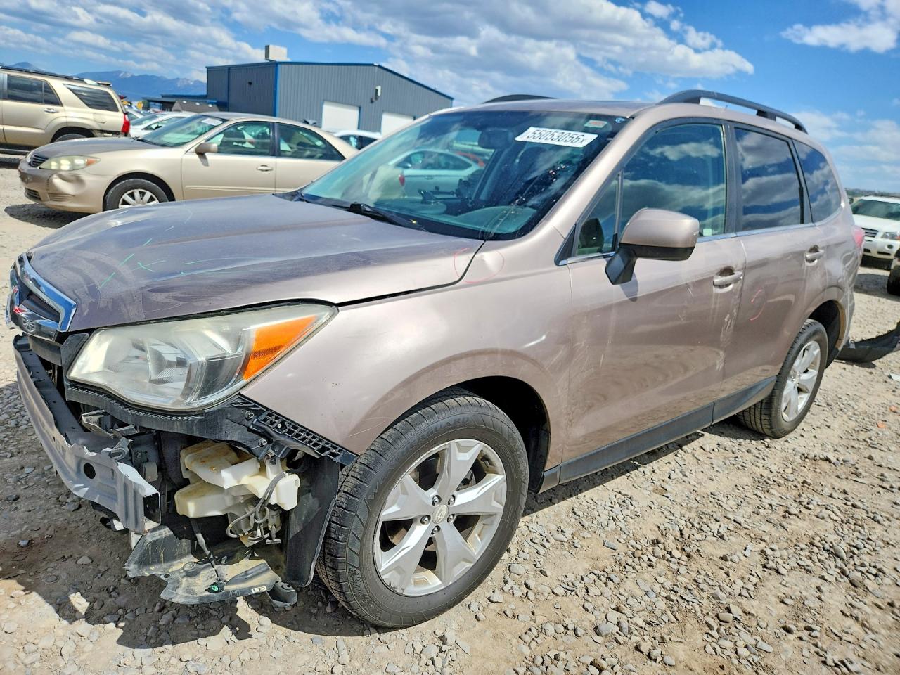2015 Subaru Forester 2.5i Limited Tan vin: JF2SJAHC4FH410211