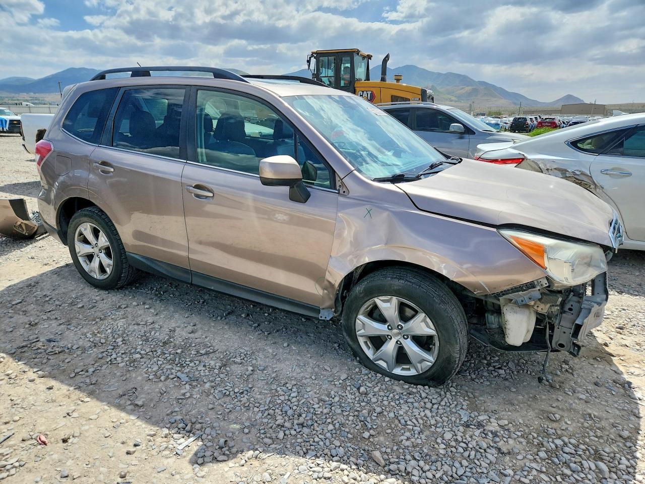 2015 Subaru Forester 2.5i Limited Tan vin: JF2SJAHC4FH410211