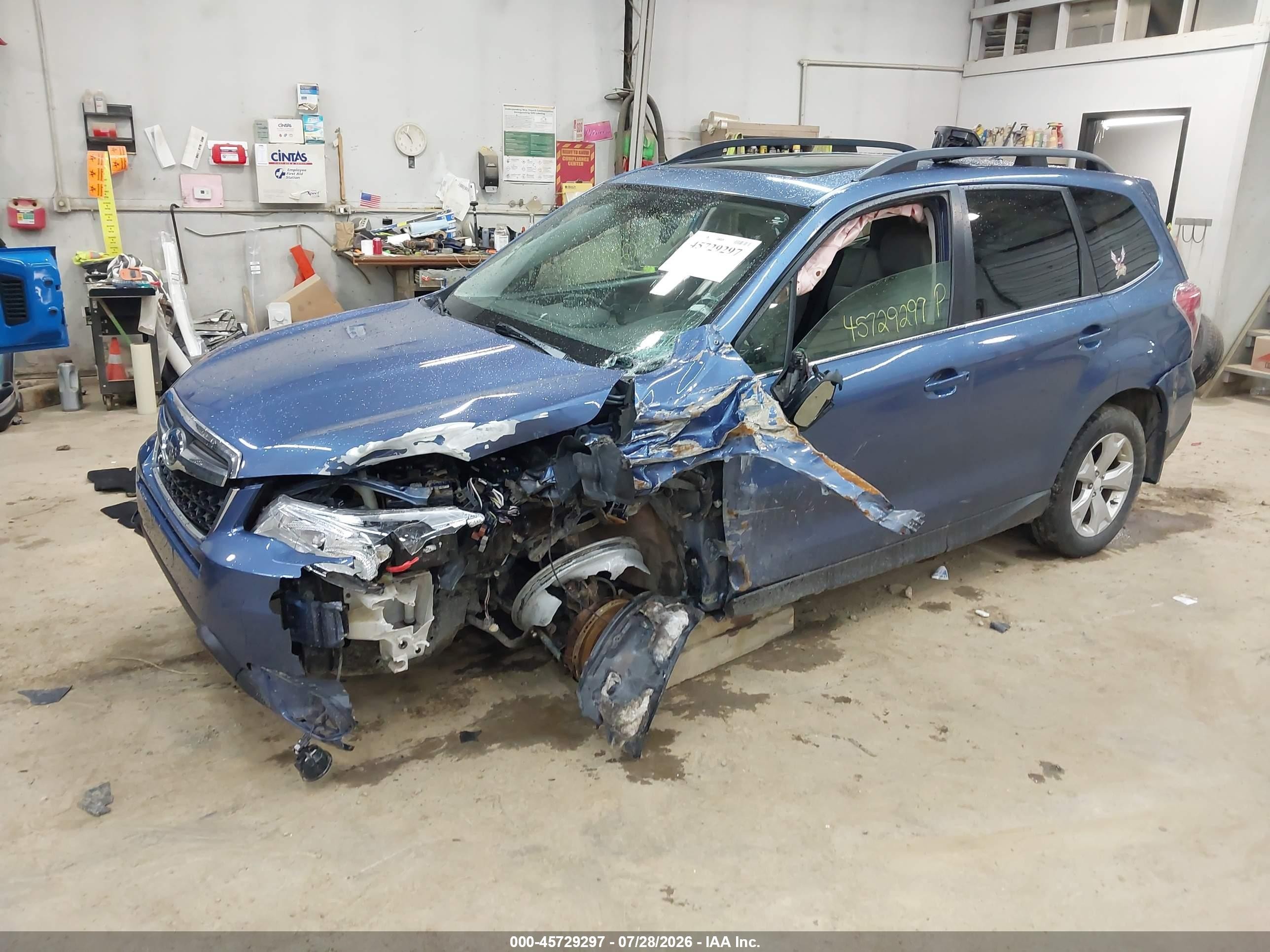2015 Subaru Forester 2.5i Limited Blue vin: JF2SJAHC4FH431155