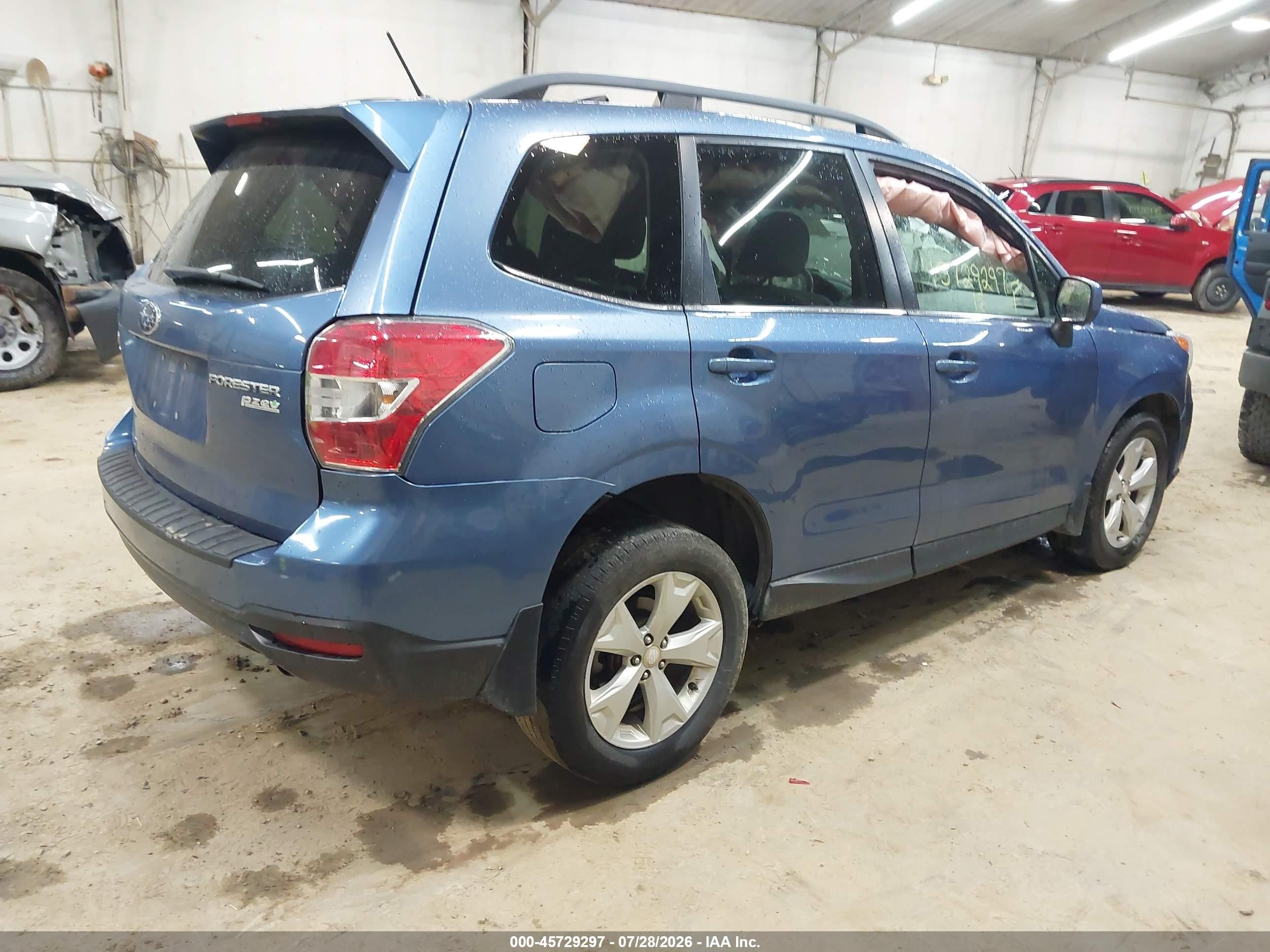 2015 Subaru Forester 2.5i Limited Blue vin: JF2SJAHC4FH431155