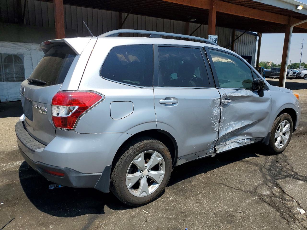 2015 Subaru Forester 2.5i Limited Silver vin: JF2SJAHC4FH505769