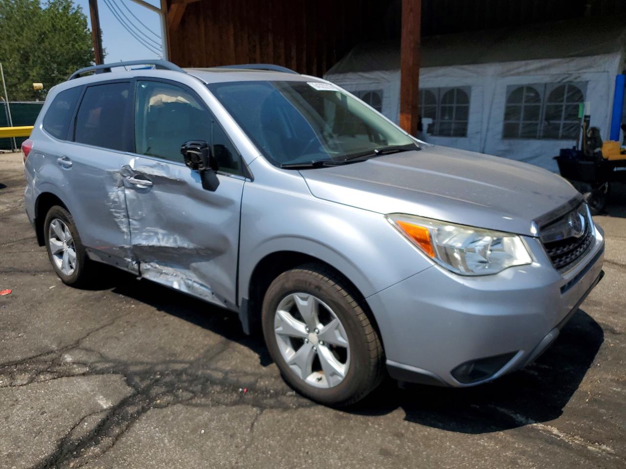 2015 Subaru Forester 2.5i Limited Silver vin: JF2SJAHC4FH505769