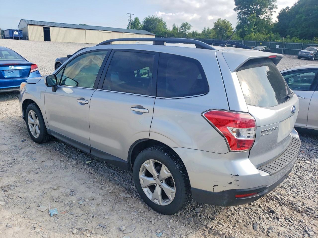 2015 Subaru Forester 2.5i Limited Silver vin: JF2SJAHC4FH511636