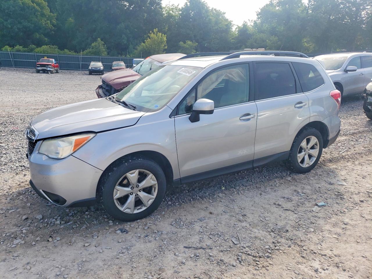 2015 Subaru Forester 2.5i Limited Silver vin: JF2SJAHC4FH511636