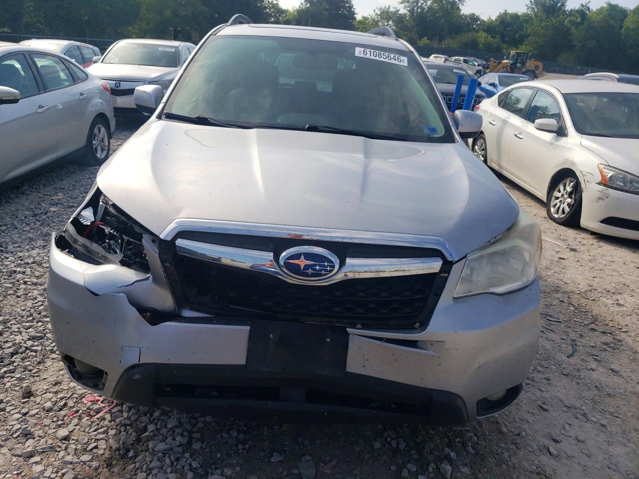 2015 Subaru Forester 2.5i Limited Silver vin: JF2SJAHC4FH511636
