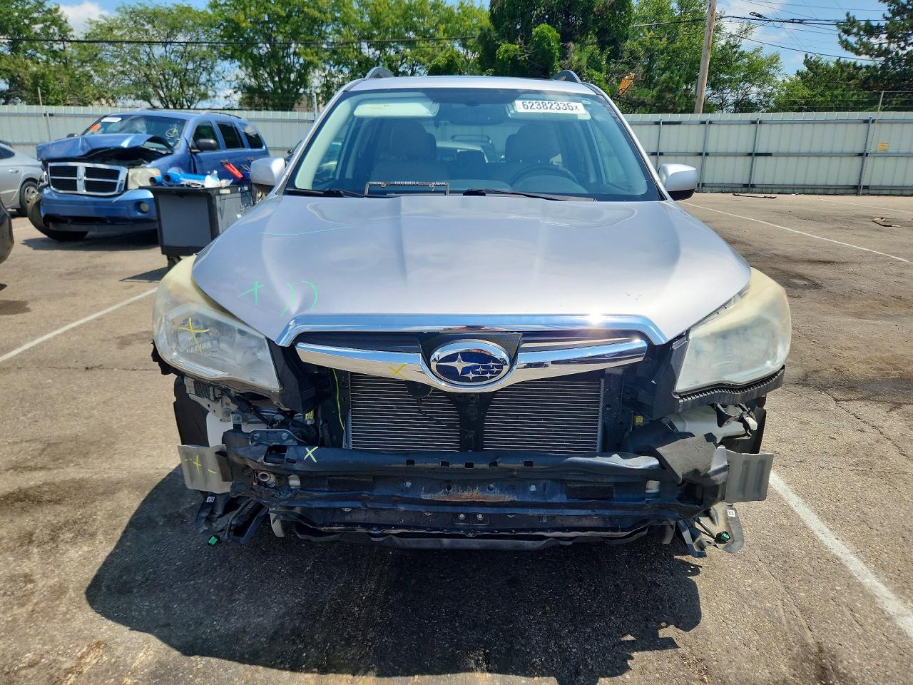 2015 Subaru Forester 2.5i Limited Silver vin: JF2SJAHC4FH538223