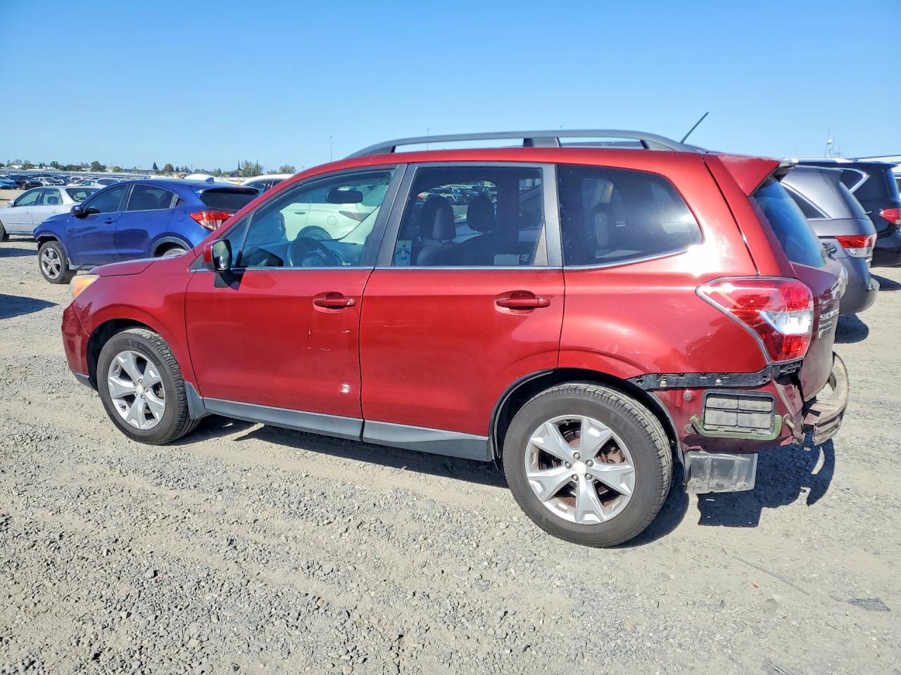 2014 Subaru Forester 2.5i Limited Burgundy vin: JF2SJAHC5EH400446