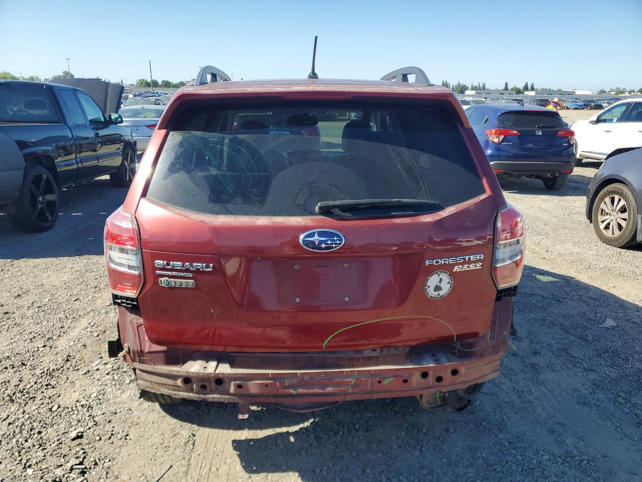 2014 Subaru Forester 2.5i Limited Burgundy vin: JF2SJAHC5EH400446