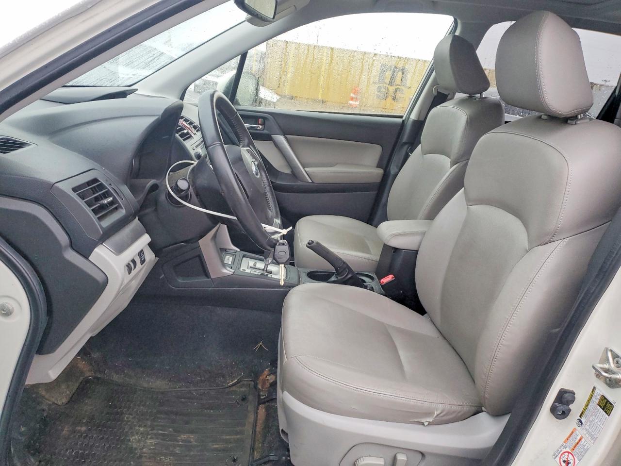 2014 Subaru Forester 2.5i Limited White vin: JF2SJAHC5EH440218