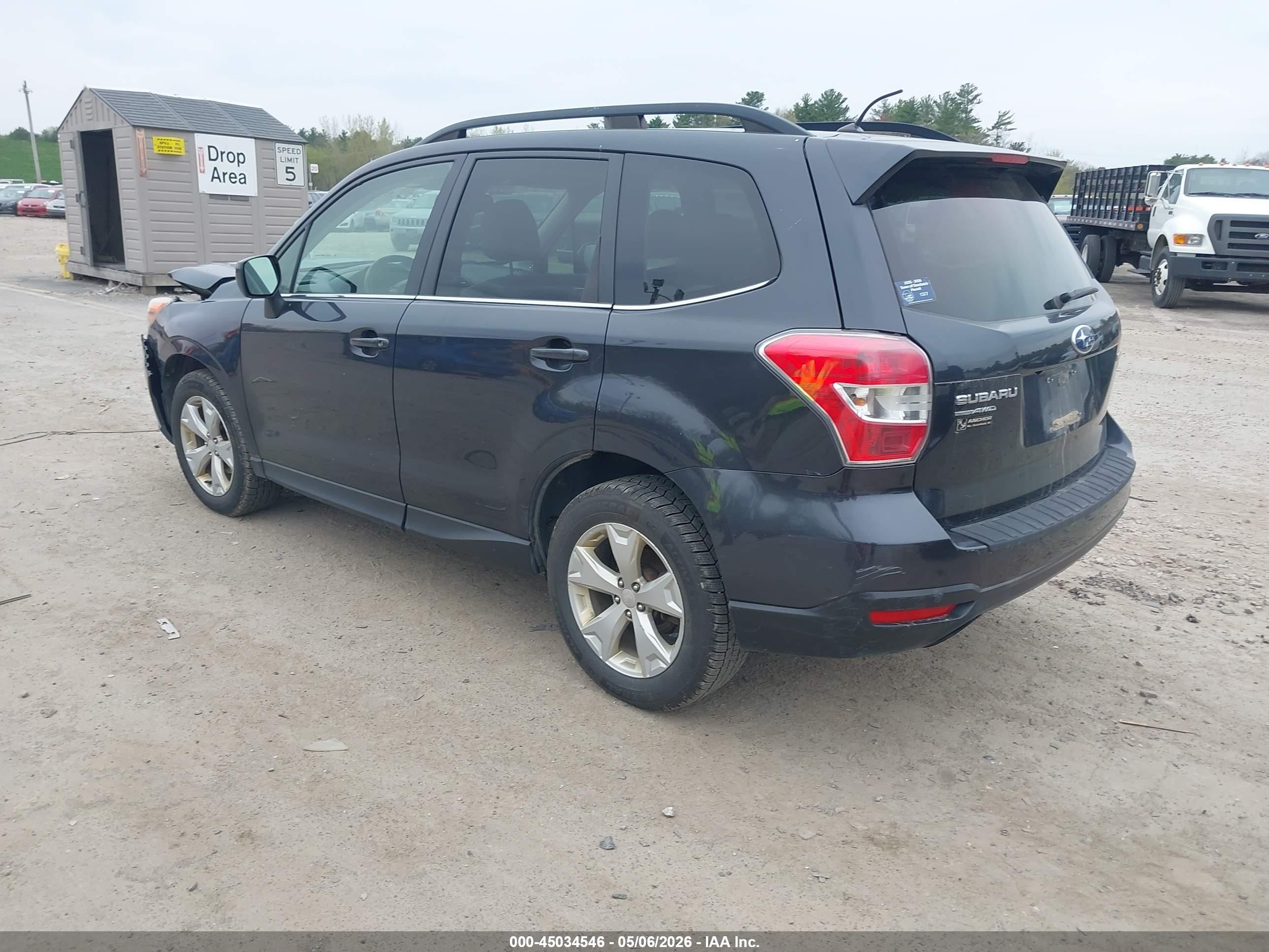 2014 Subaru Forester 2.5i Limited Blue vin: JF2SJAHC5EH522563