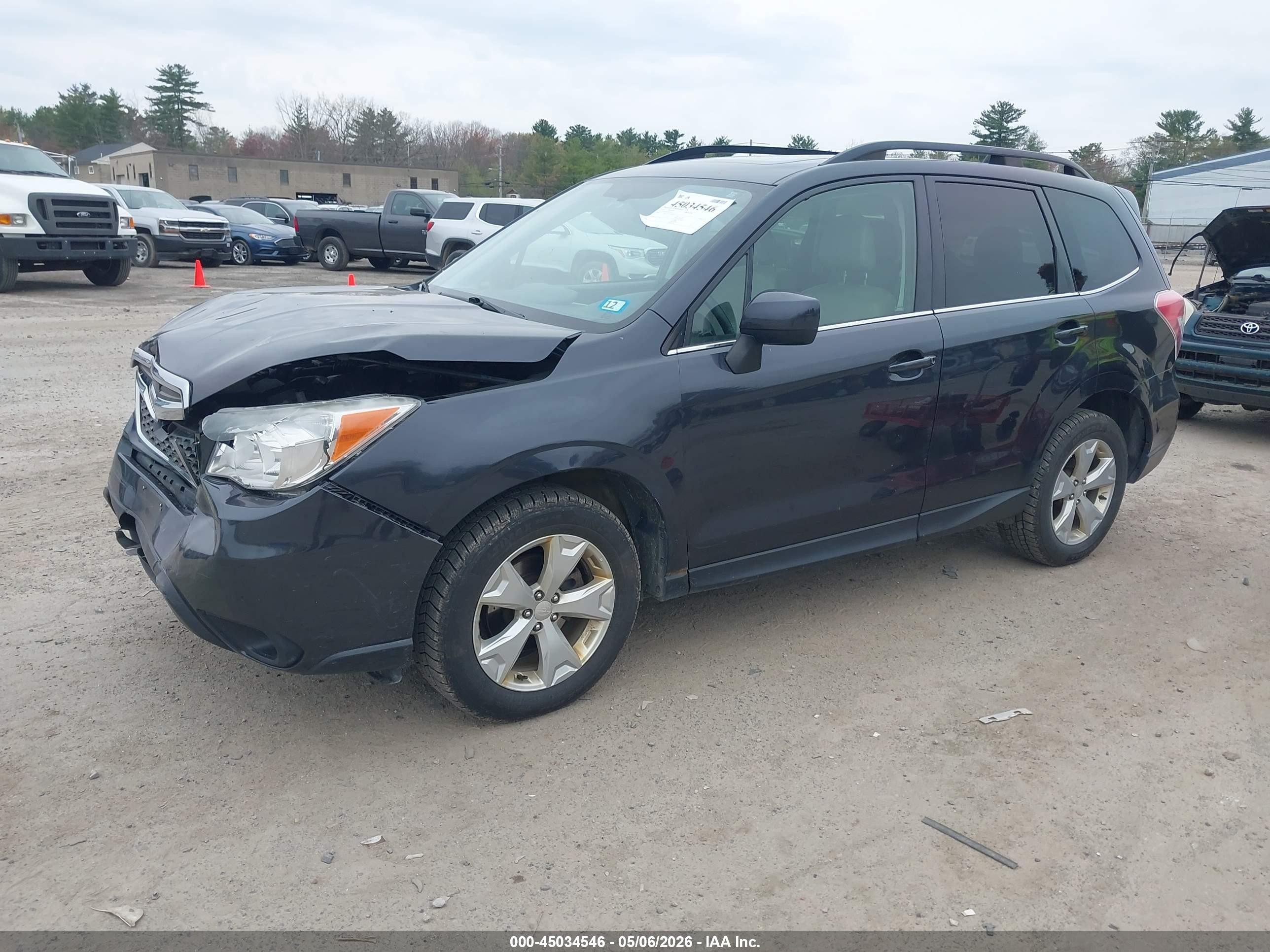 2014 Subaru Forester 2.5i Limited Blue vin: JF2SJAHC5EH522563