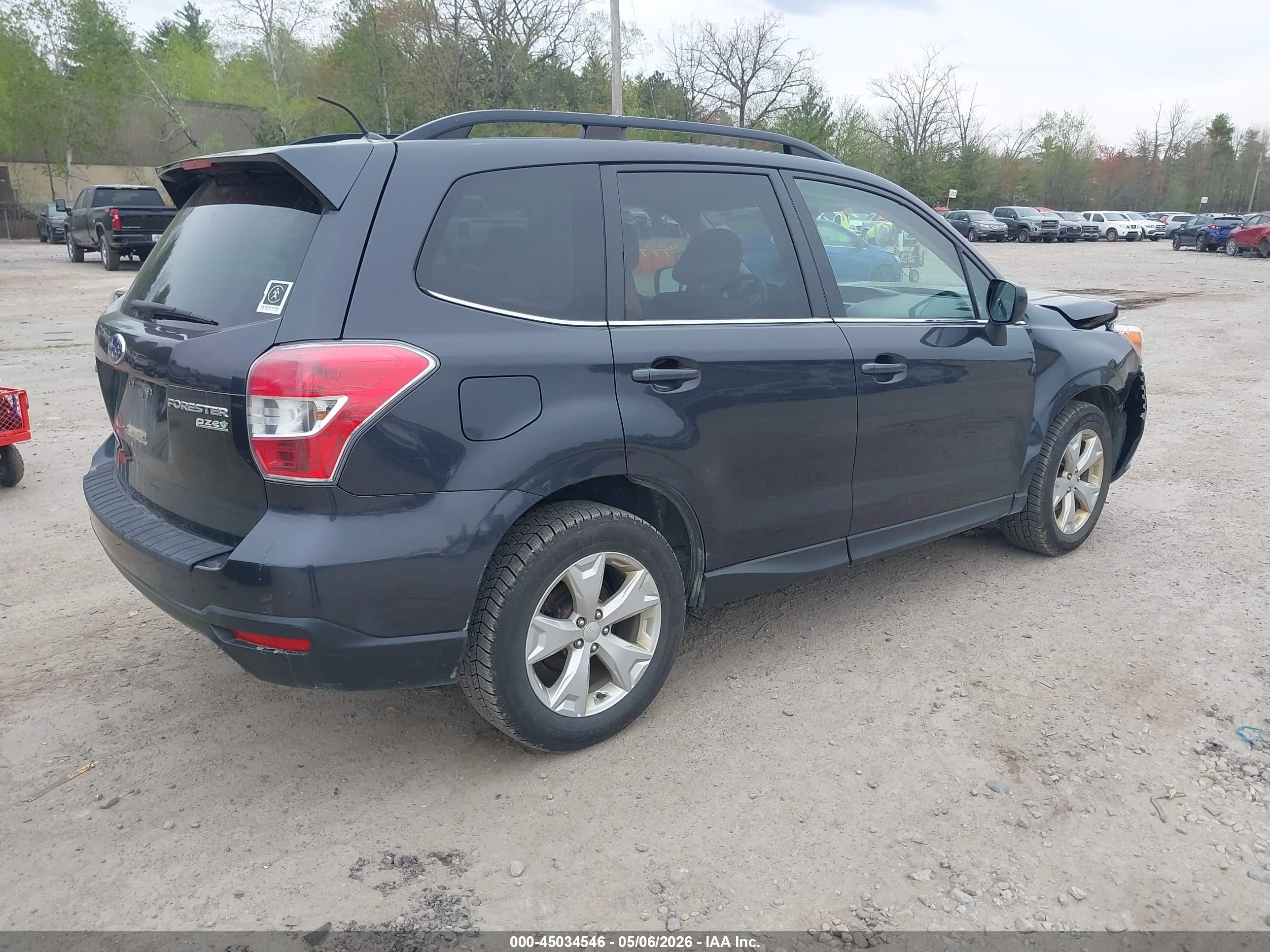 2014 Subaru Forester 2.5i Limited Blue vin: JF2SJAHC5EH522563