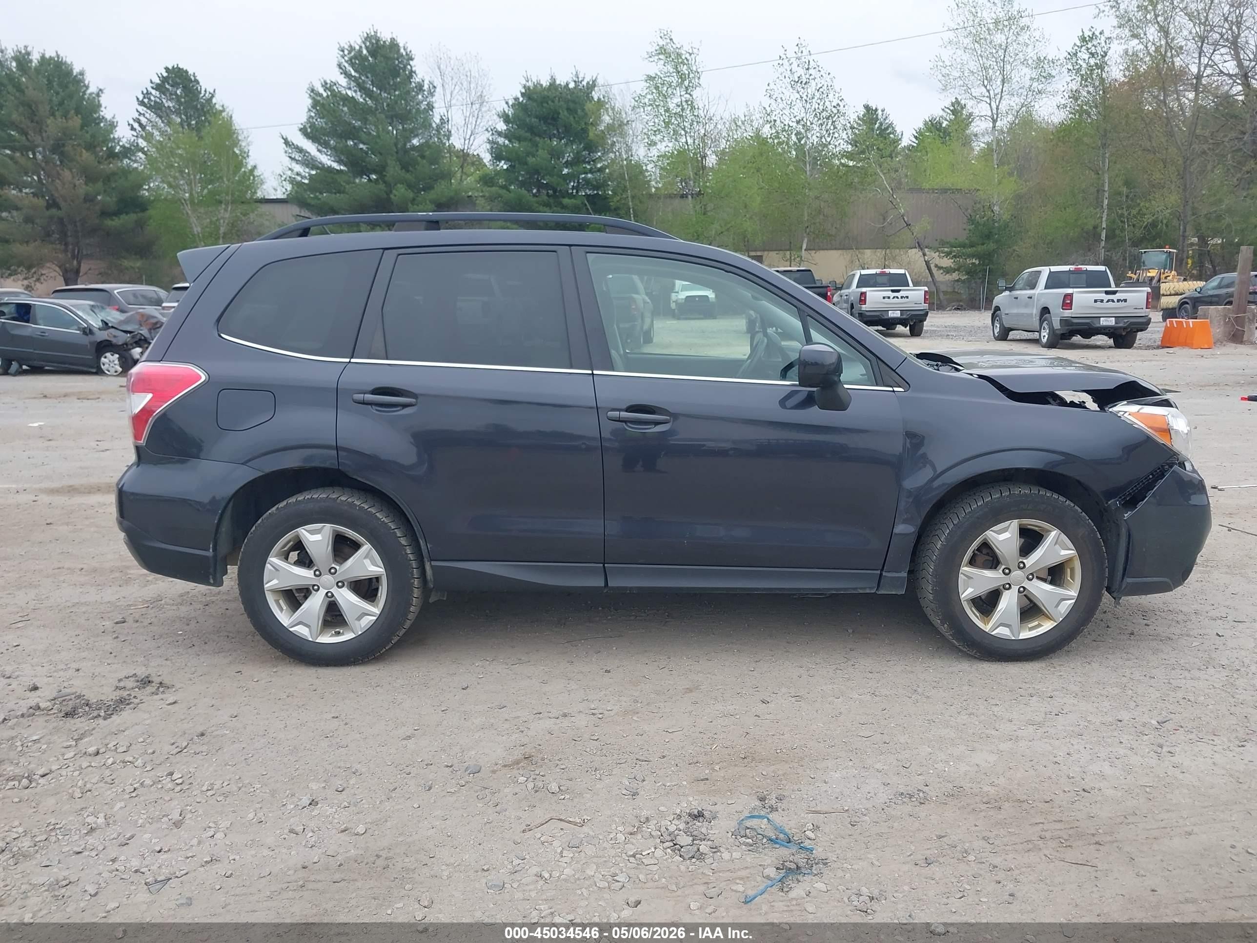 2014 Subaru Forester 2.5i Limited Blue vin: JF2SJAHC5EH522563