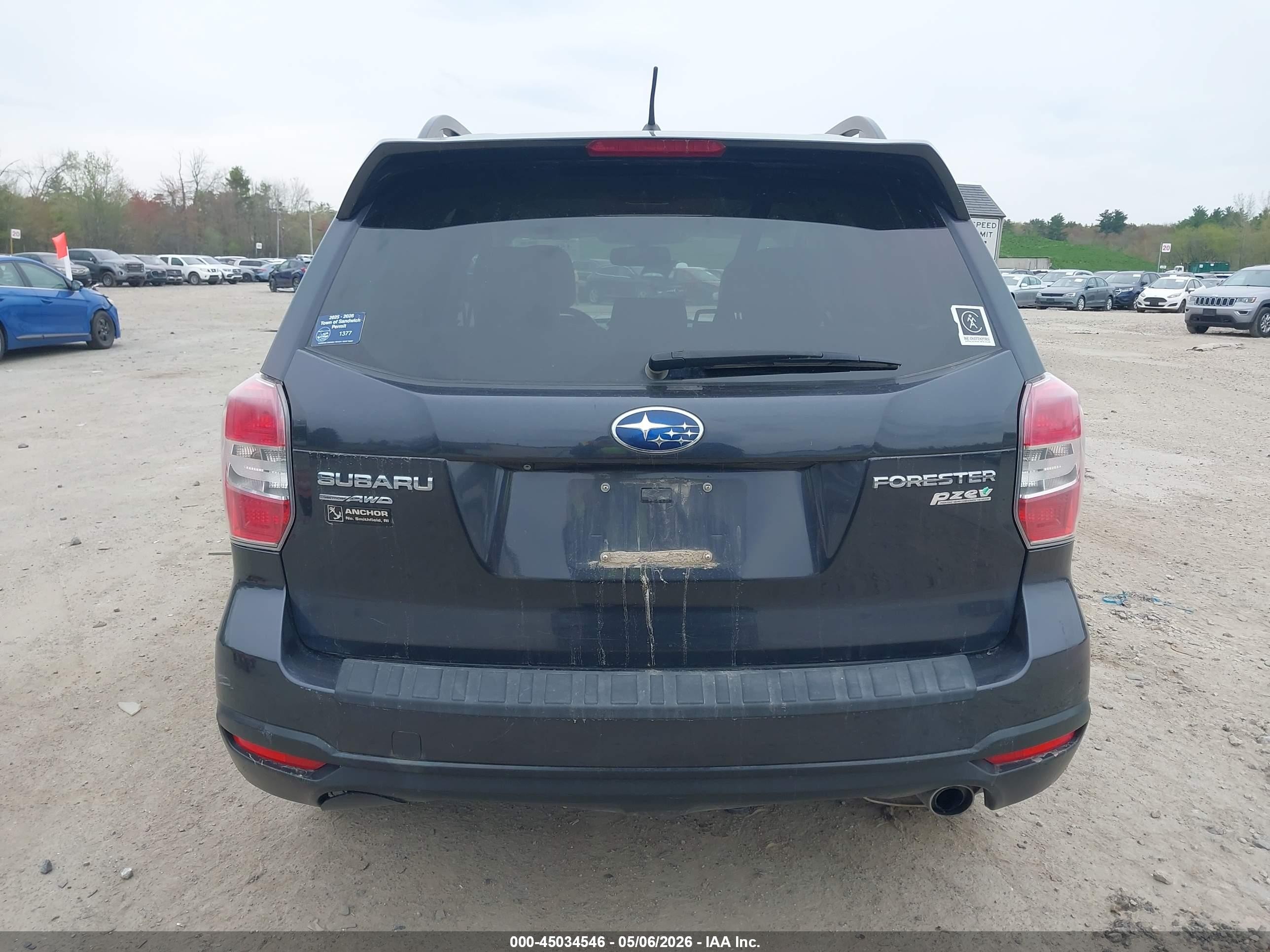 2014 Subaru Forester 2.5i Limited Blue vin: JF2SJAHC5EH522563