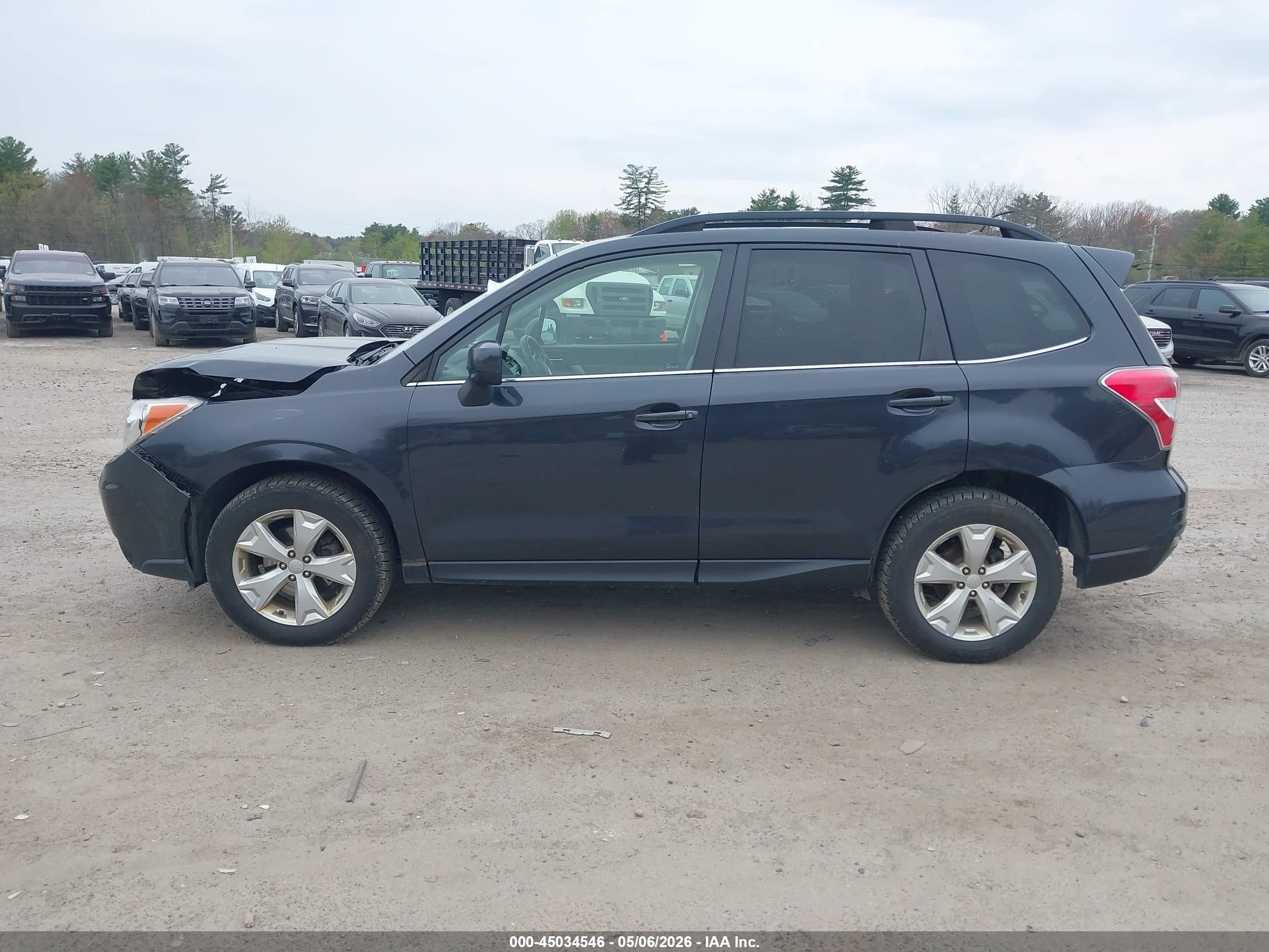 2014 Subaru Forester 2.5i Limited Blue vin: JF2SJAHC5EH522563