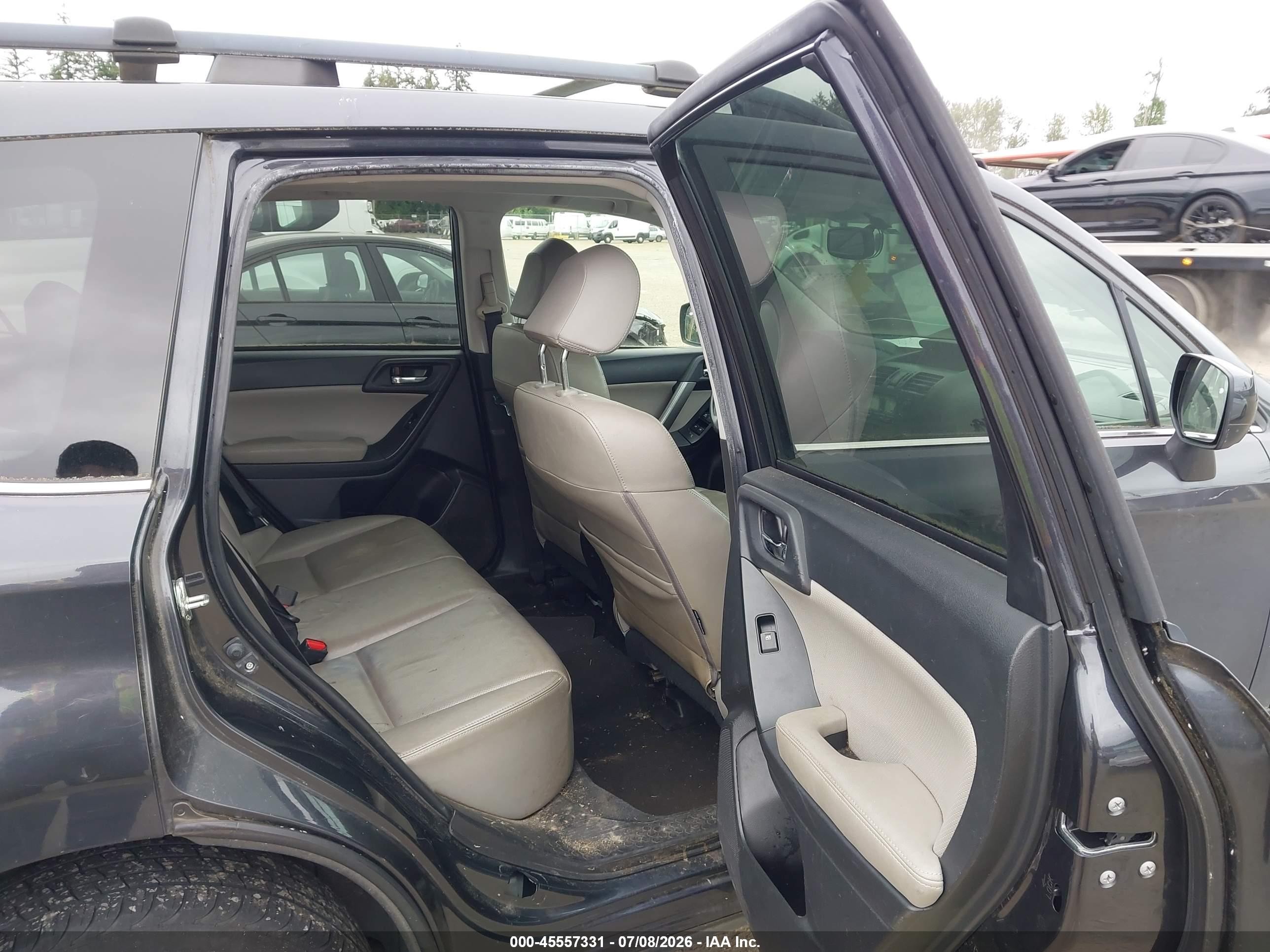 2014 Subaru Forester 2.5i Limited Gray vin: JF2SJAHC5EH524684