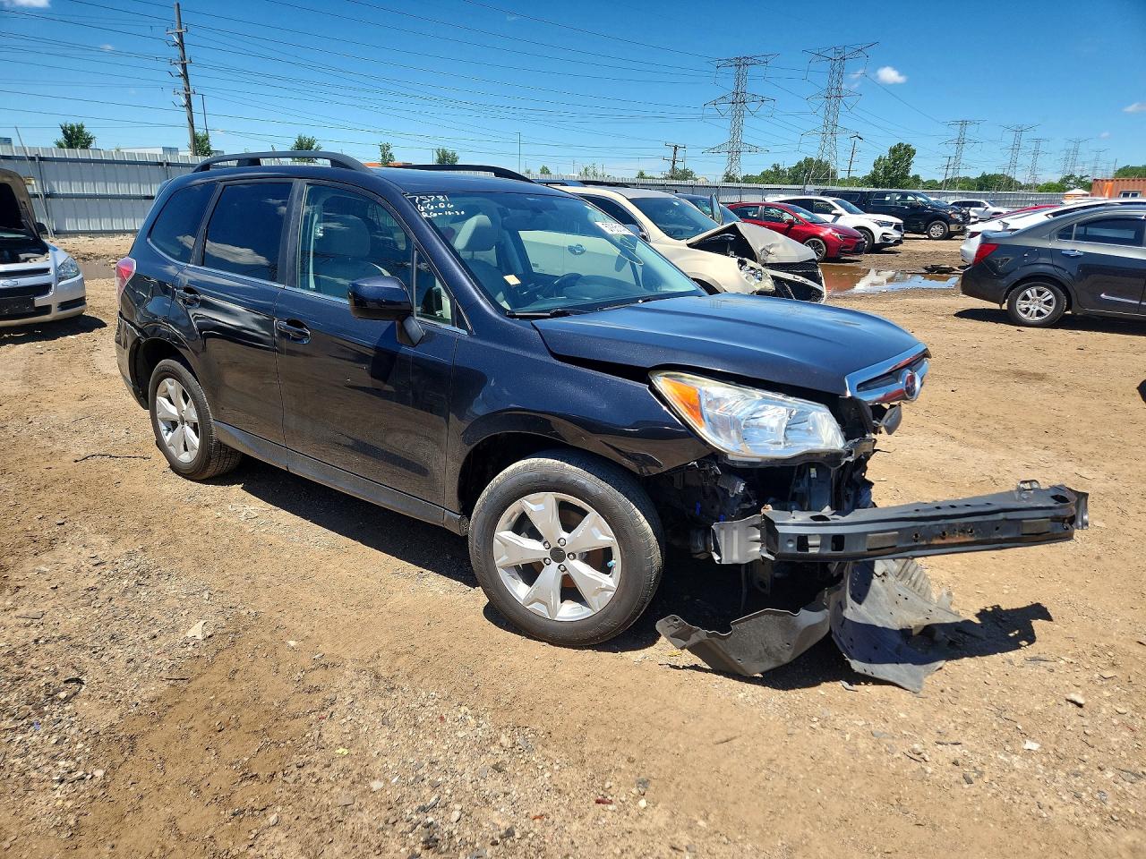 2014 Subaru Forester 2.5i Limited Gray vin: JF2SJAHC5EH535670