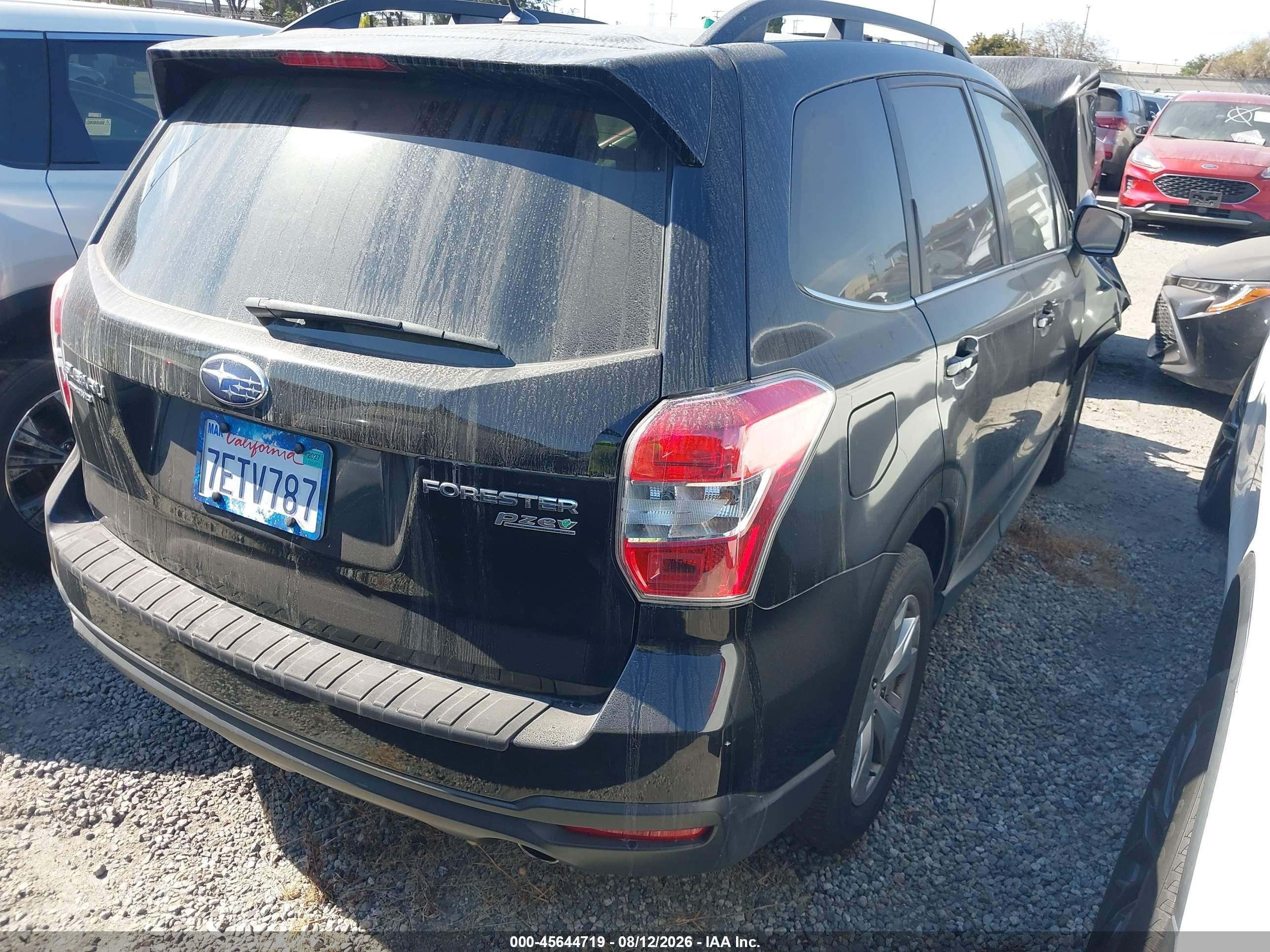 2014 Subaru Forester 2.5i Limited Black vin: JF2SJAHC5EH540268