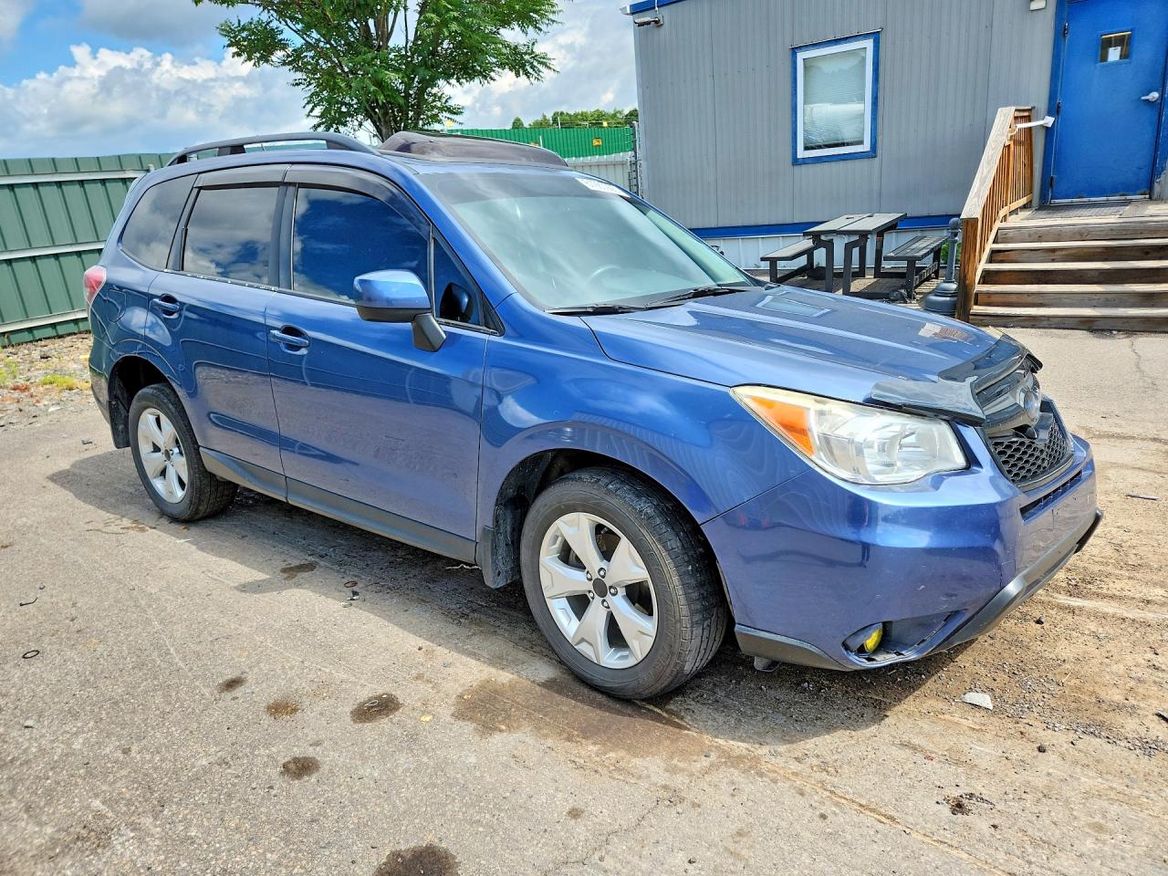 2014 Subaru Forester 2.5i Limited Blue vin: JF2SJAHC5EH542716