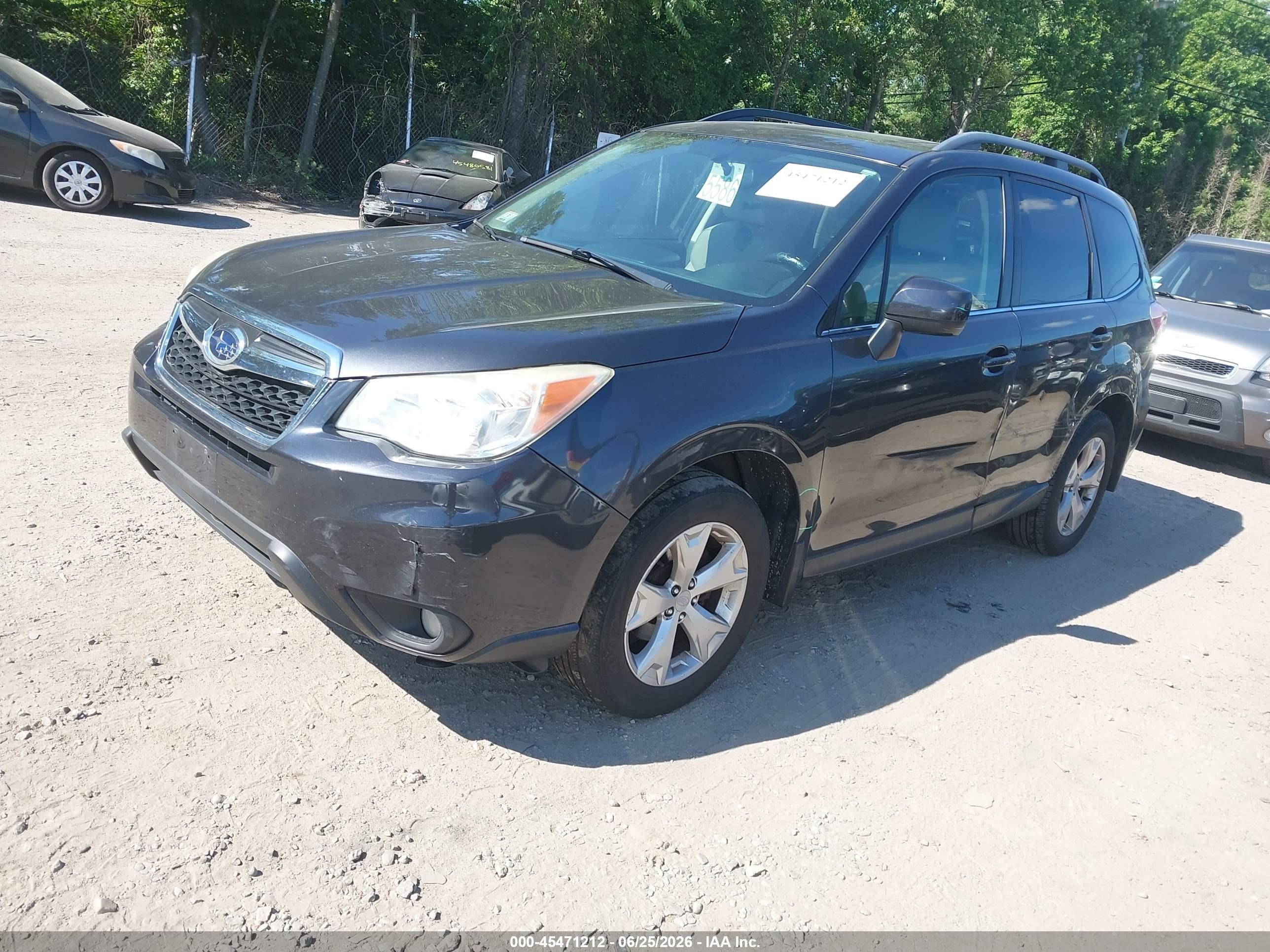 2014 Subaru Forester 2.5i Limited Черный vin: JF2SJAHC5EH550461