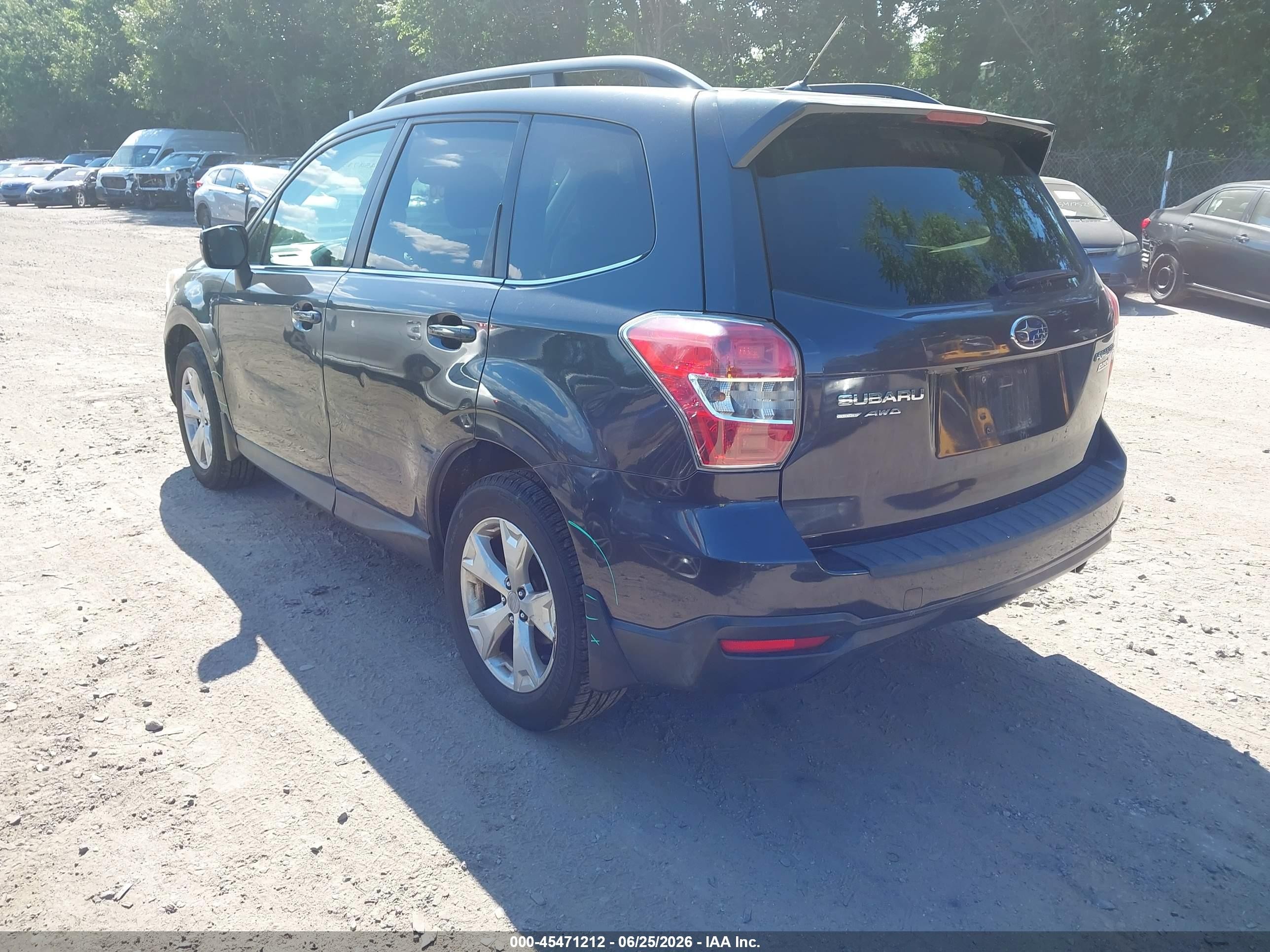 2014 Subaru Forester 2.5i Limited Черный vin: JF2SJAHC5EH550461